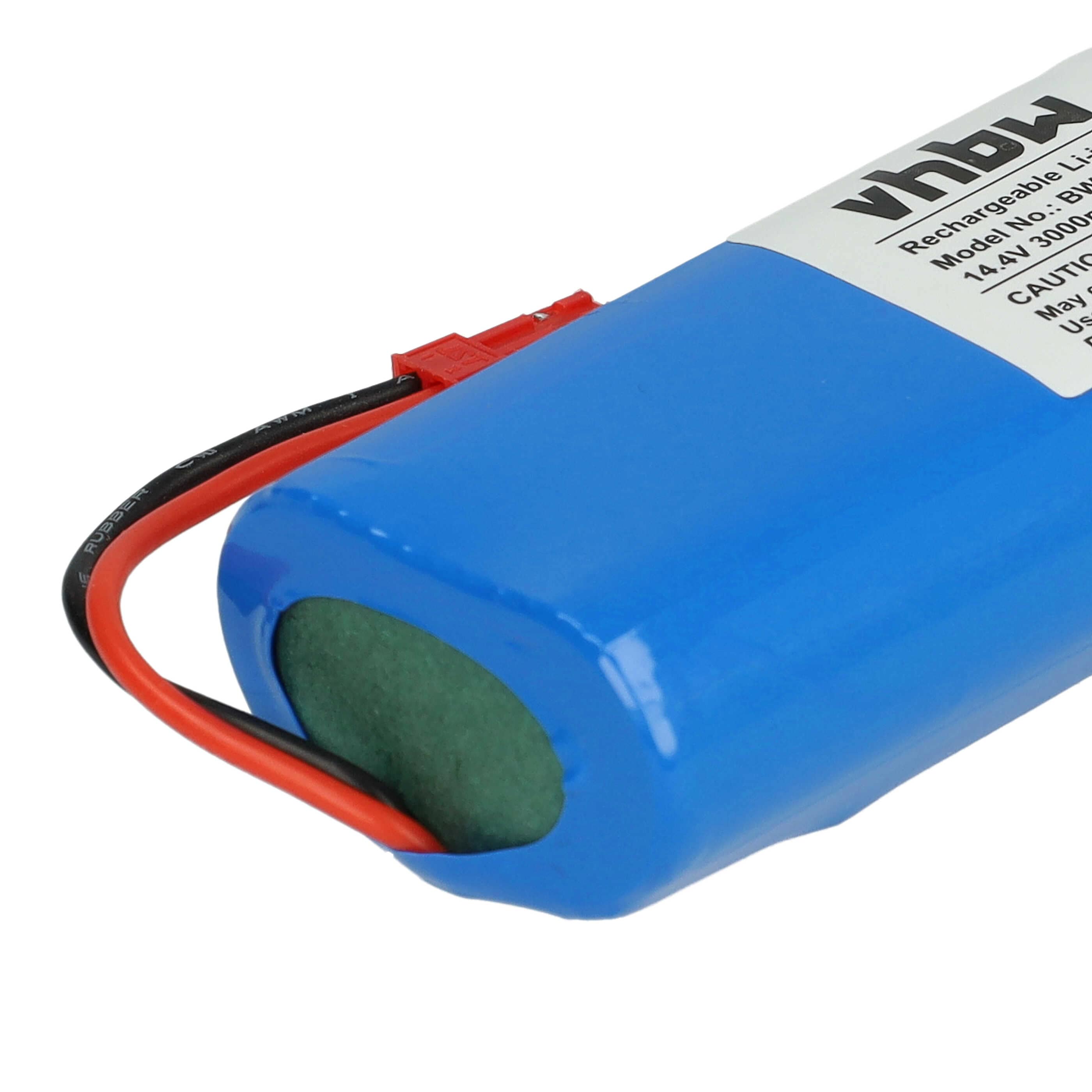 Batería reemplaza iLife Ay-18650B4, 18650B4-4S1P-AGX-2 para aspiradora iLife - 3000 mAh 14,4 V Li-Ion