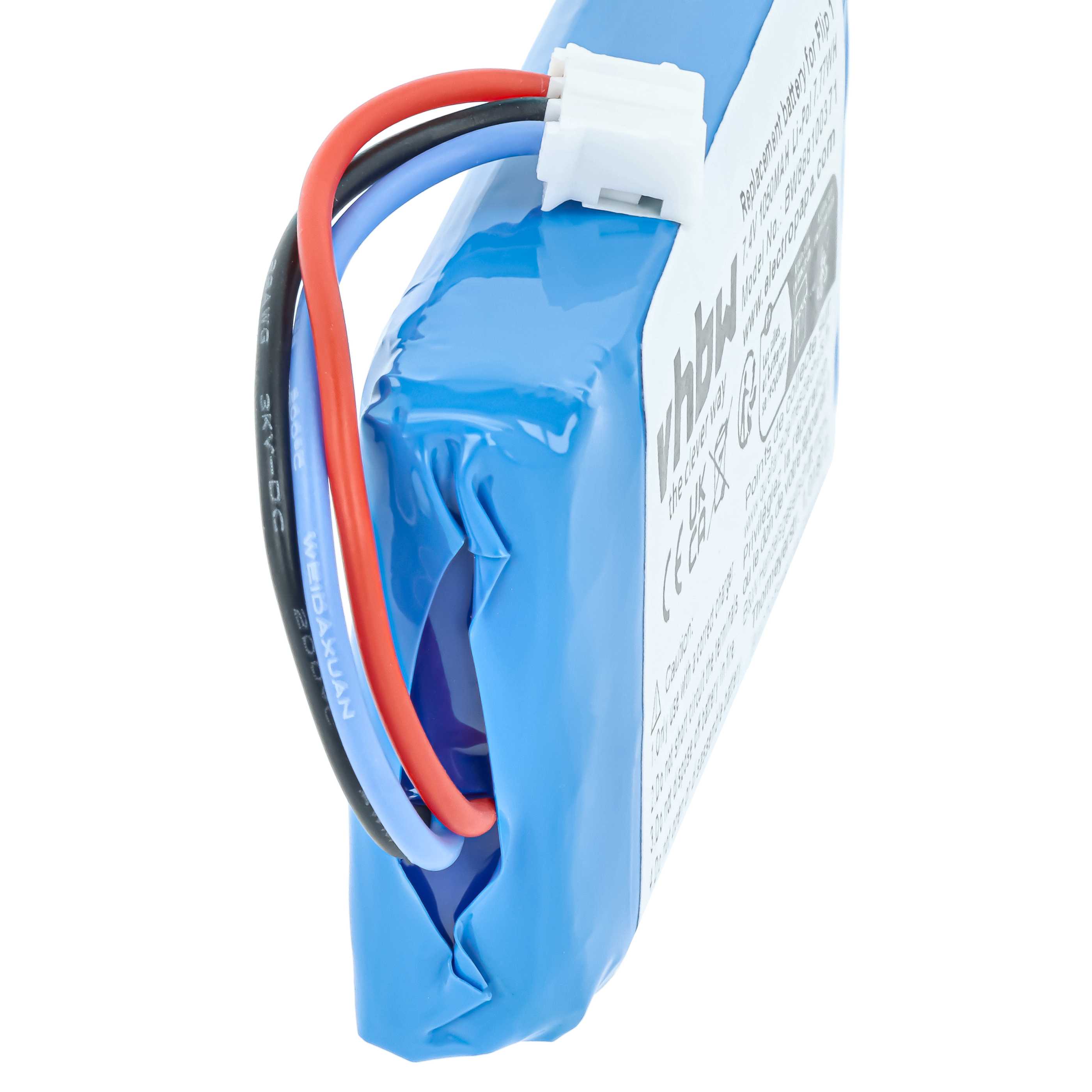 Batteria sostituisce JBL AEC653055-2S per altoparlanti - 1050mAh 7,4V Li-Poly