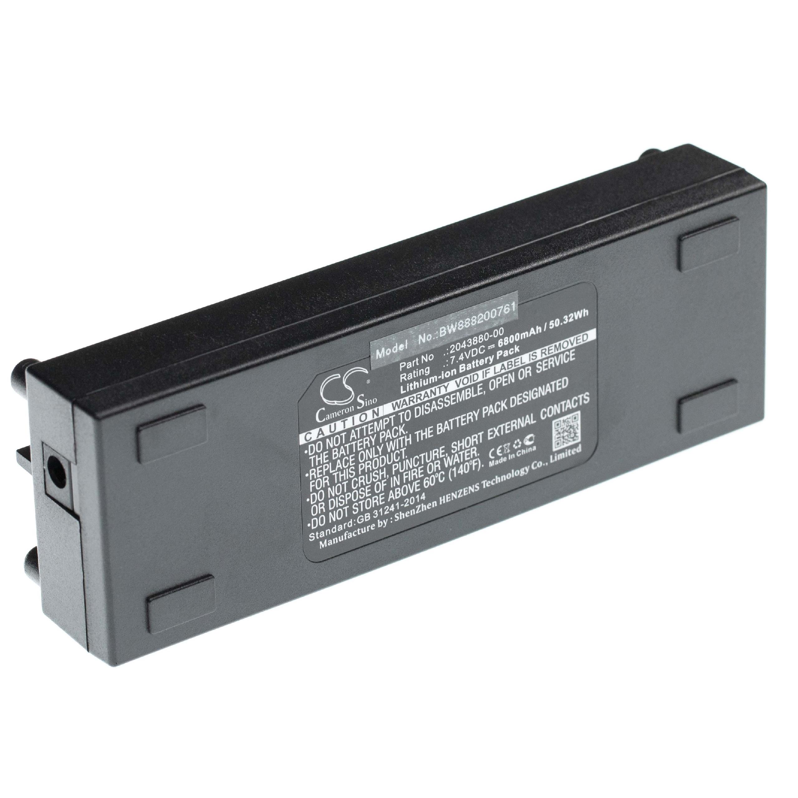  Battery replaces Mackie 2043880-00 for MackieLoudspeaker - Li-Ion 6800 mAh