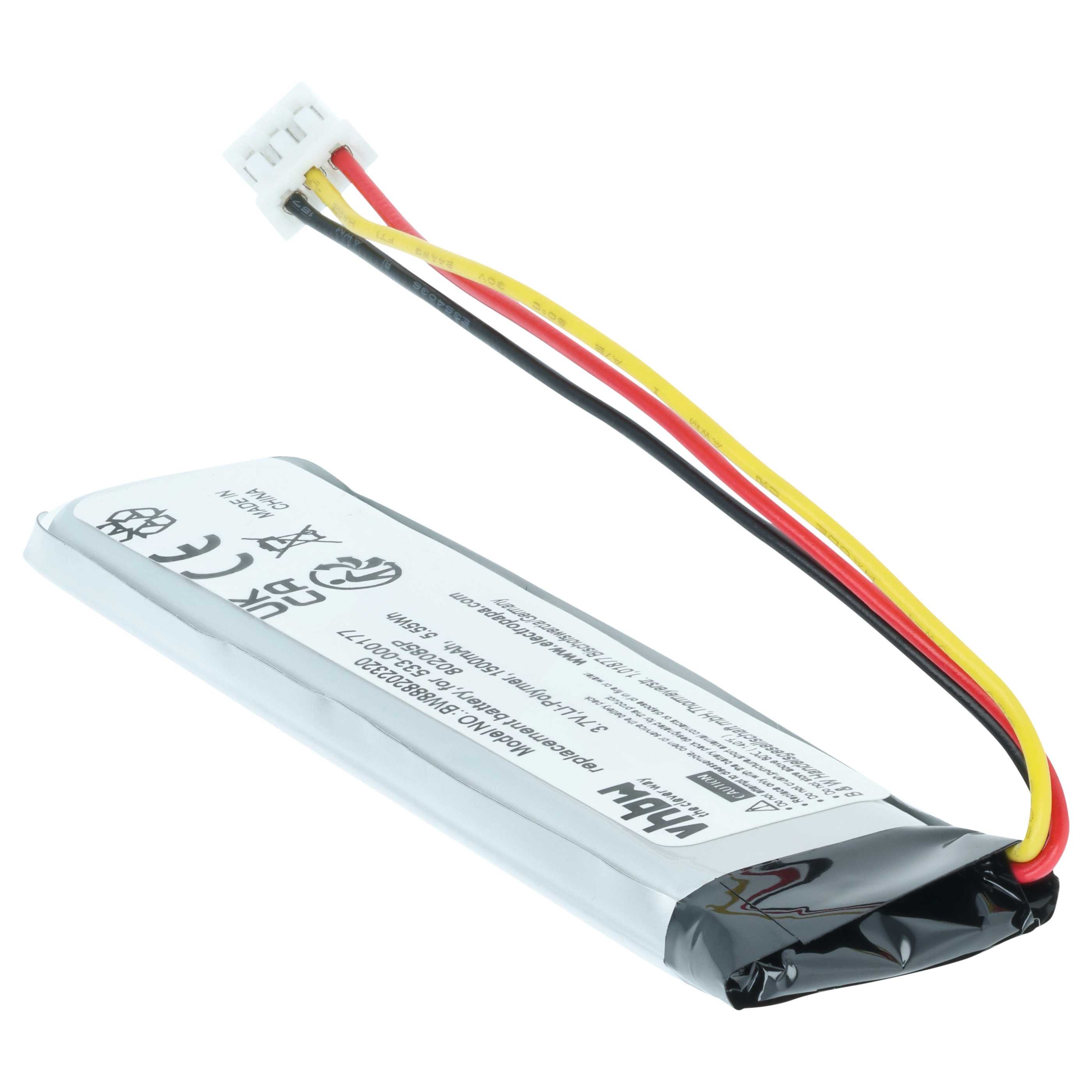 Tastatur-Akku als Ersatz für Logitech 533-000177 für Logitech - 1500mAh 3,7V Li-Polymer