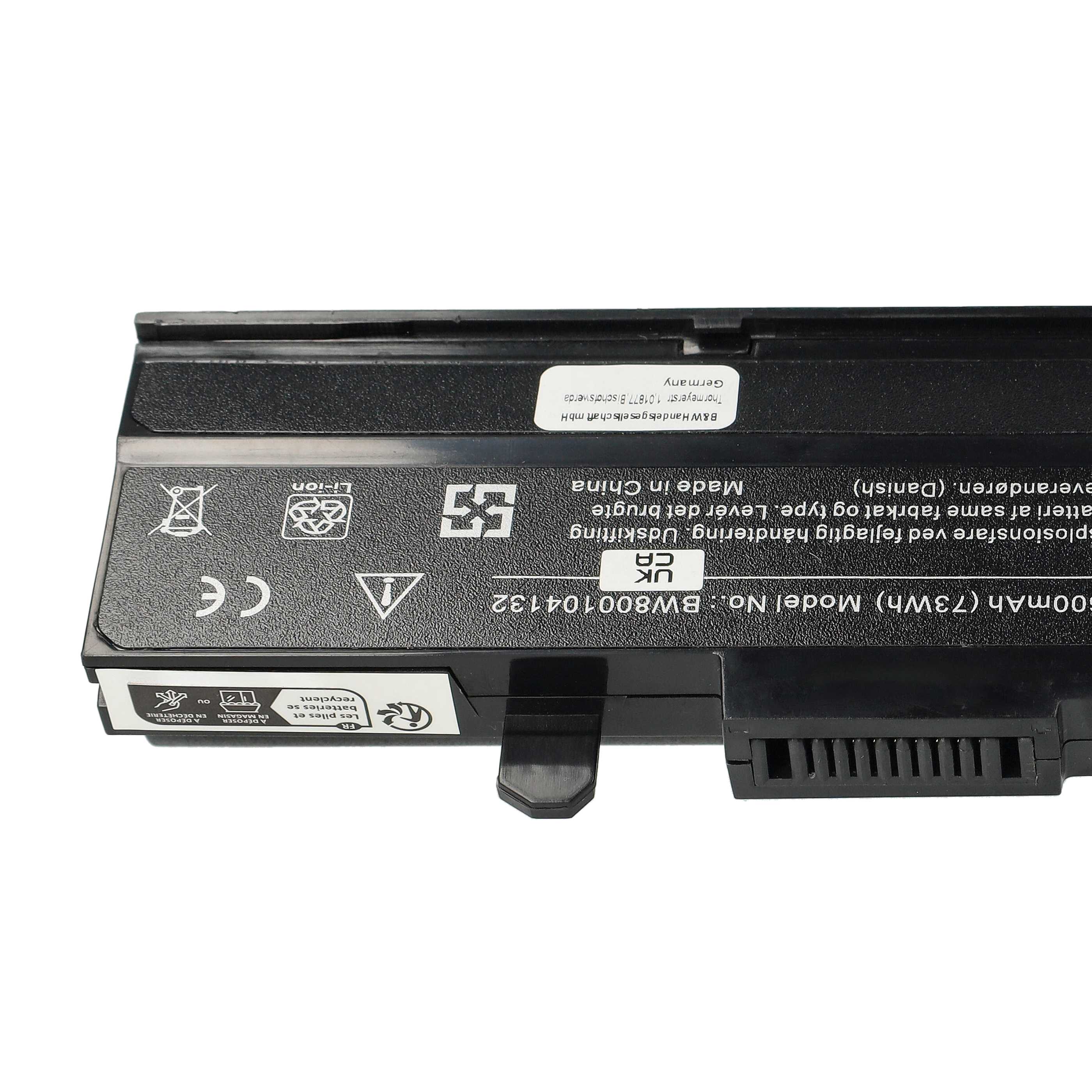 Batterie remplace Asus A31-1015, A32-1015, AL31-1015 pour ordinateur portable - 2200mAh 10,8V Li-ion, noir