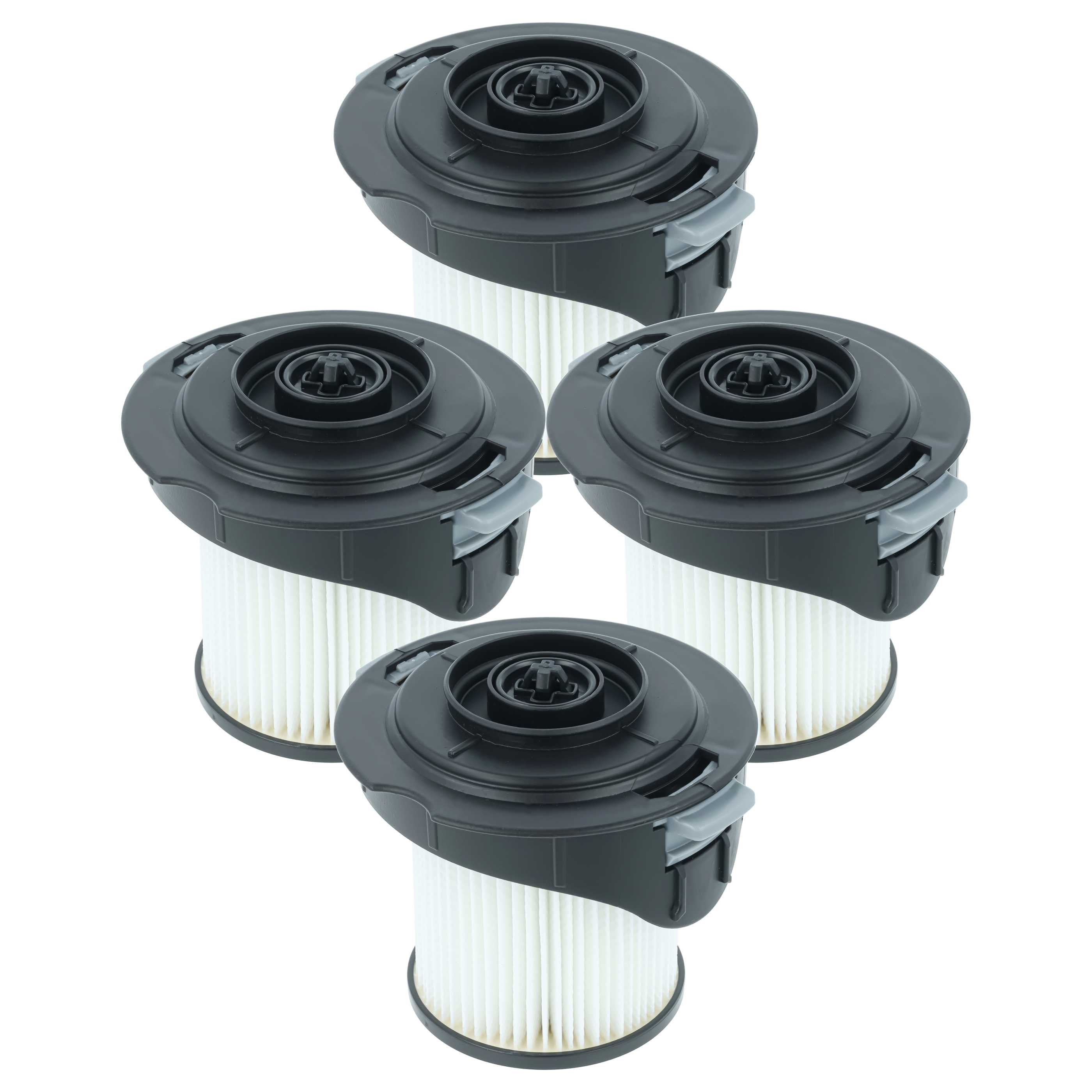 4x Feinstaubfilter für Miele Duoflex, ersetzt HX-FDF20, Filterklasse F8