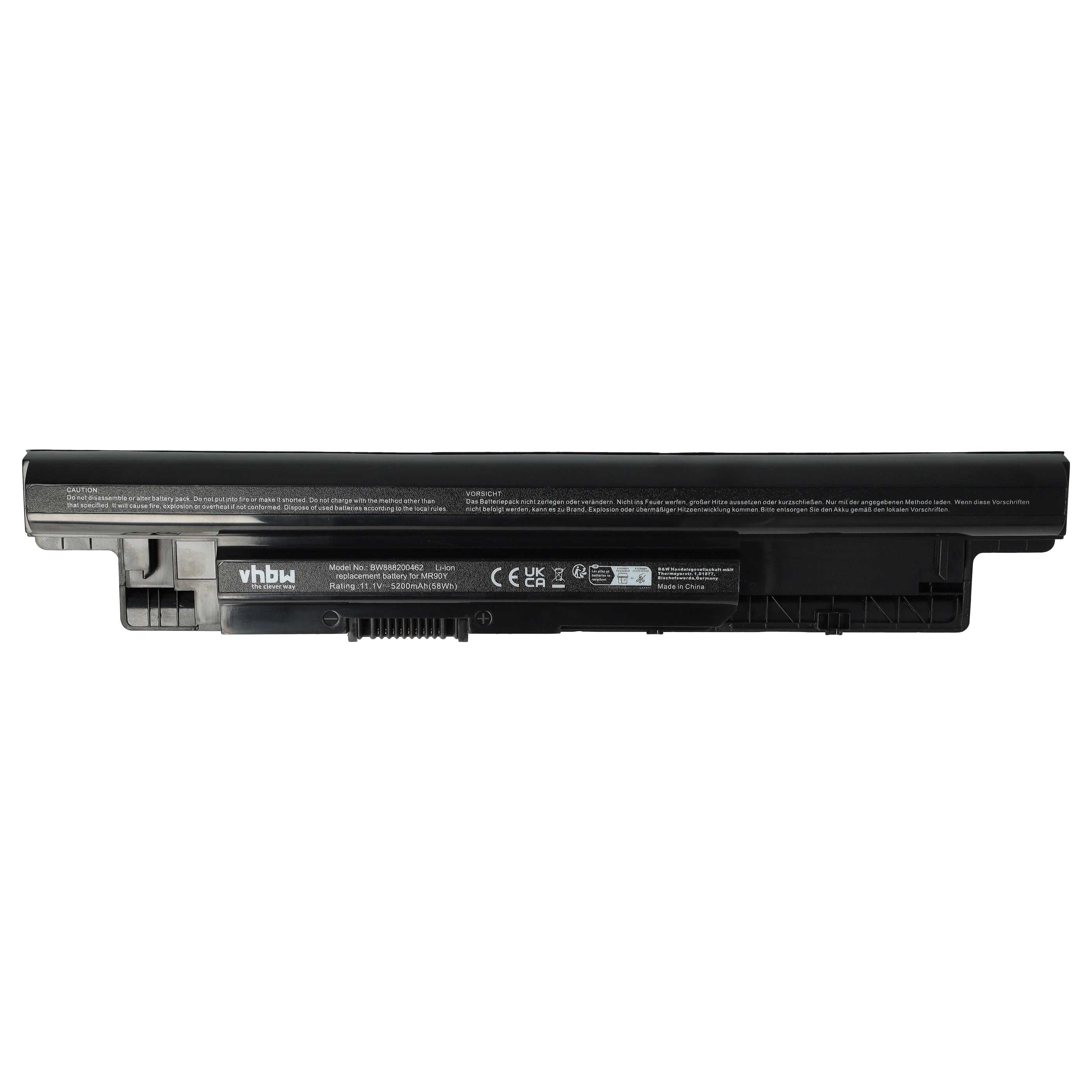 Akumulator do laptopa zamiennik Dell 312-1387, 24DRM, 0MF69, 312-1392, 312-1390 - 5200 mAh 11,1 V LiPo, czarny