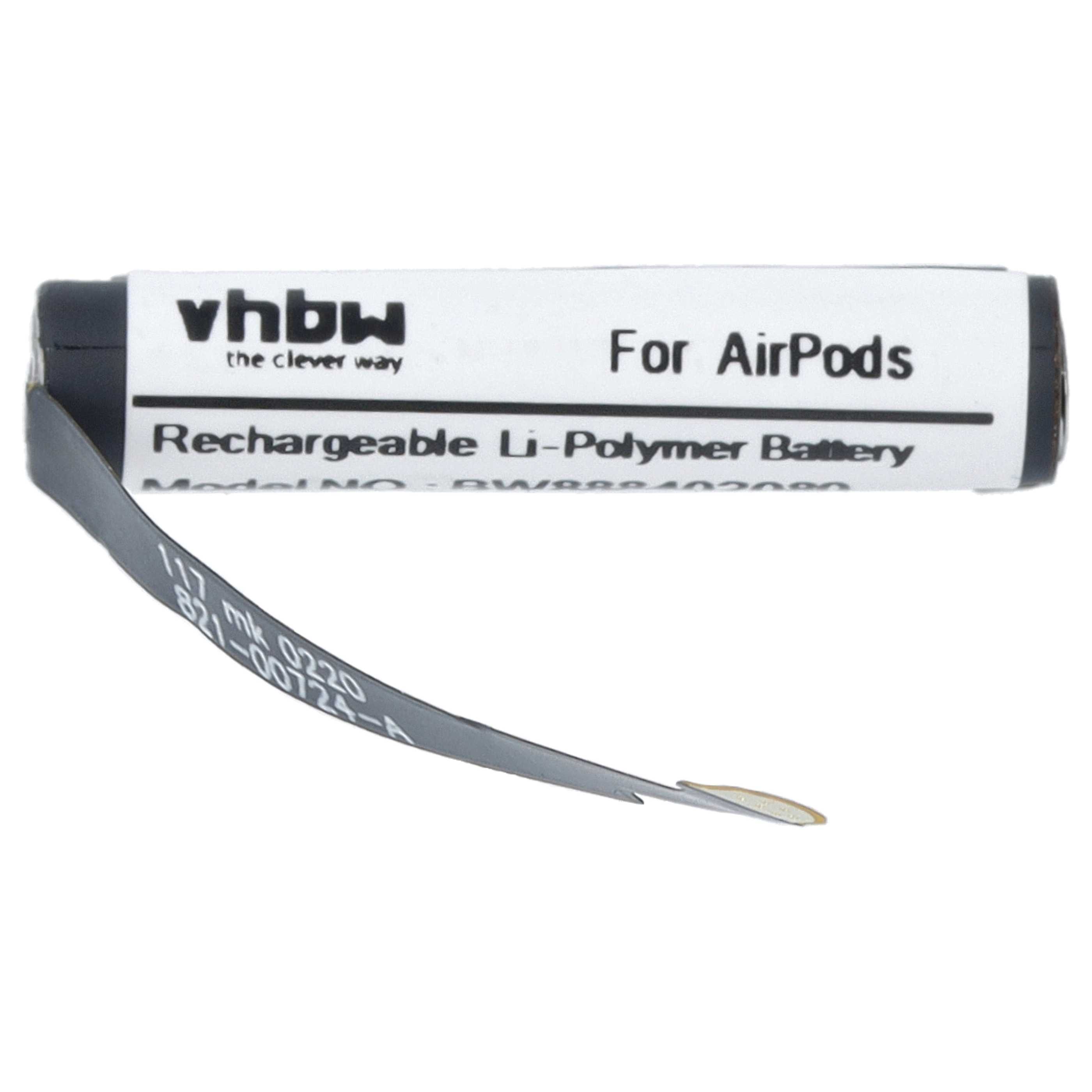 2 x Akku für Apple AirPods 1. Generation, 2. Generation Headset - 25mAh 3,7V Li-Ion