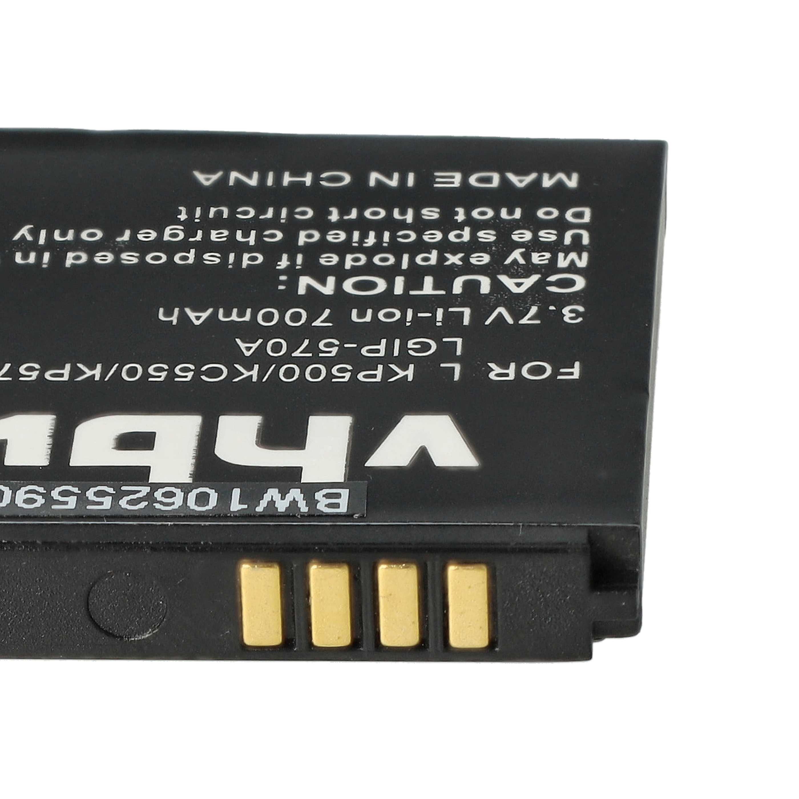 Mobile Phone Battery Replacement for LG IP-570A - 700 mAh 3.7 V Li-Ion