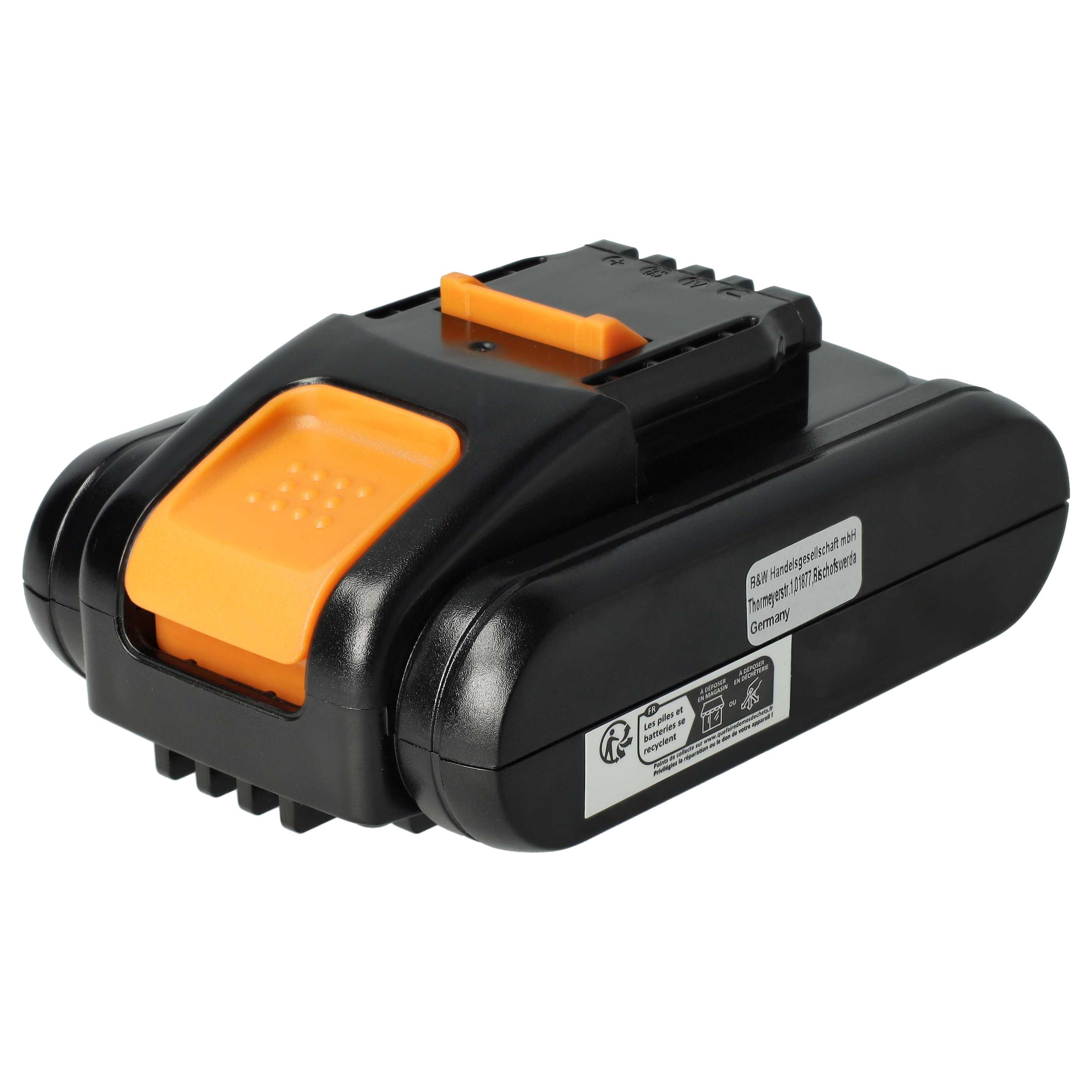 Batería reemplaza Rockwell RW9351.1 para herramienta - 2000 mAh, 20 V, Li-Ion