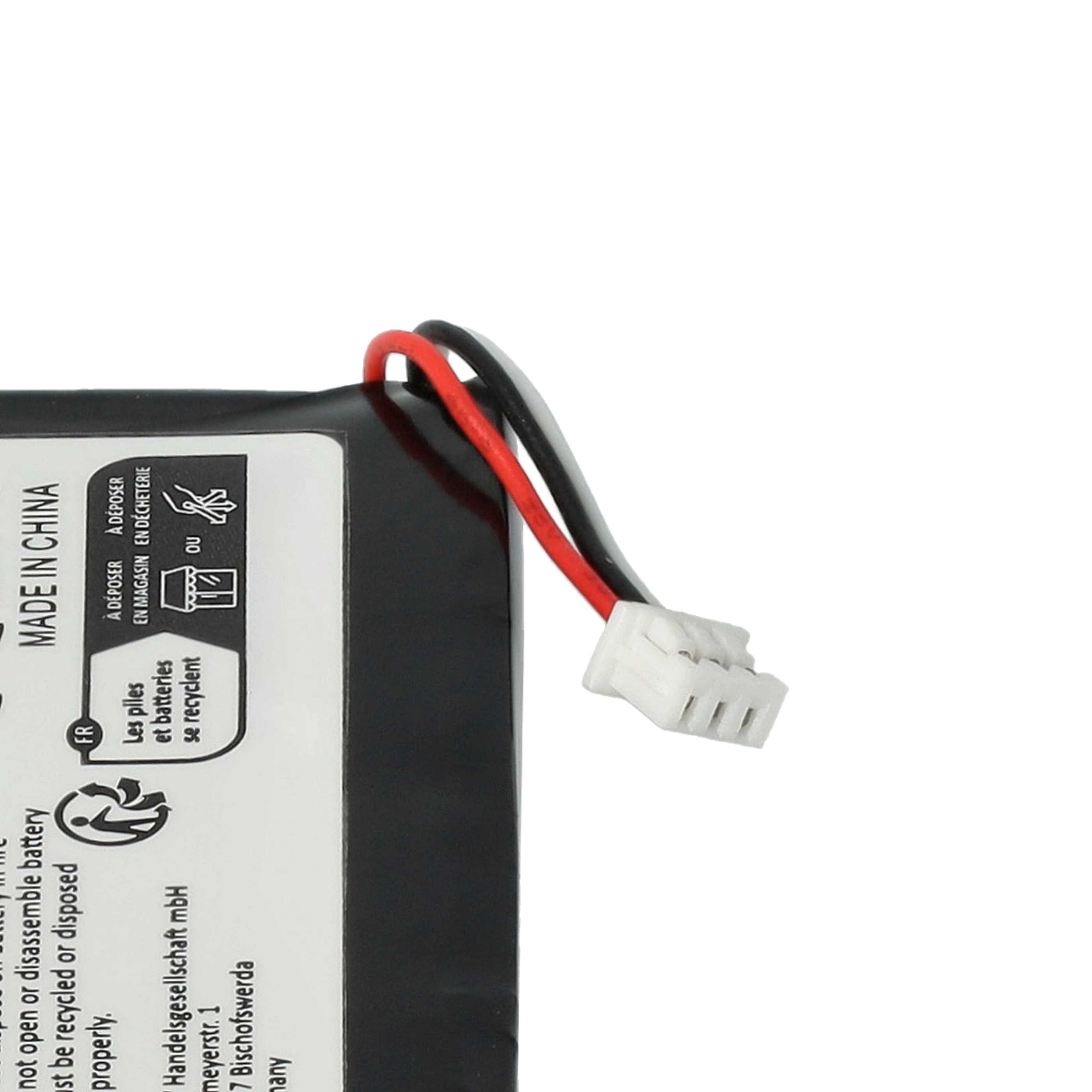 MP3-Player Battery Replacement for Apple 616-0206, 616-0215, 616-0198, 616-0183 - 750mAh 3.7V Li-Ion