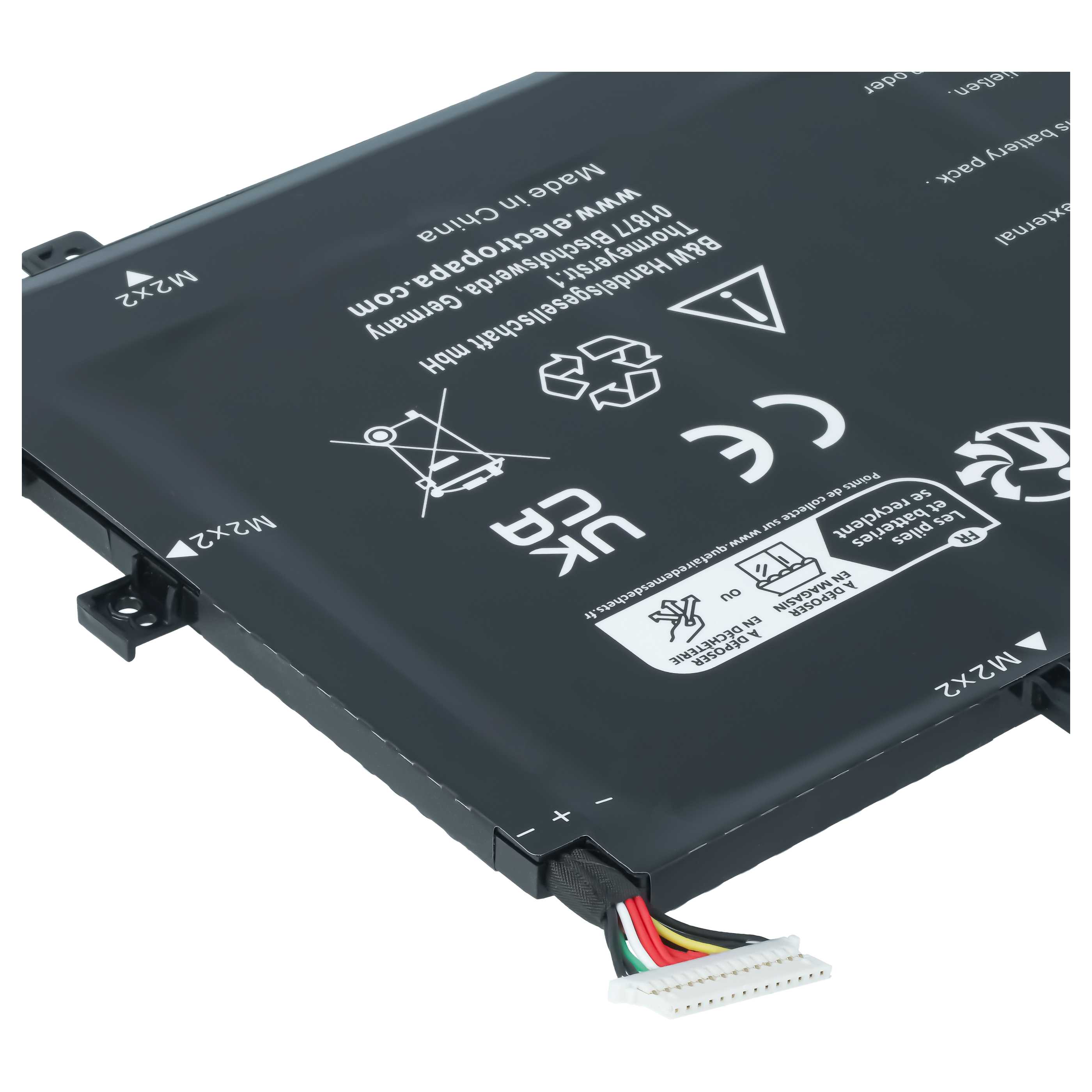 Batteria sostituisce HP HSTNN-DB9Z, L97352-2D1, WS04066XL, L97357-005 per notebook - 6200mAh 7,6V Li-Poly