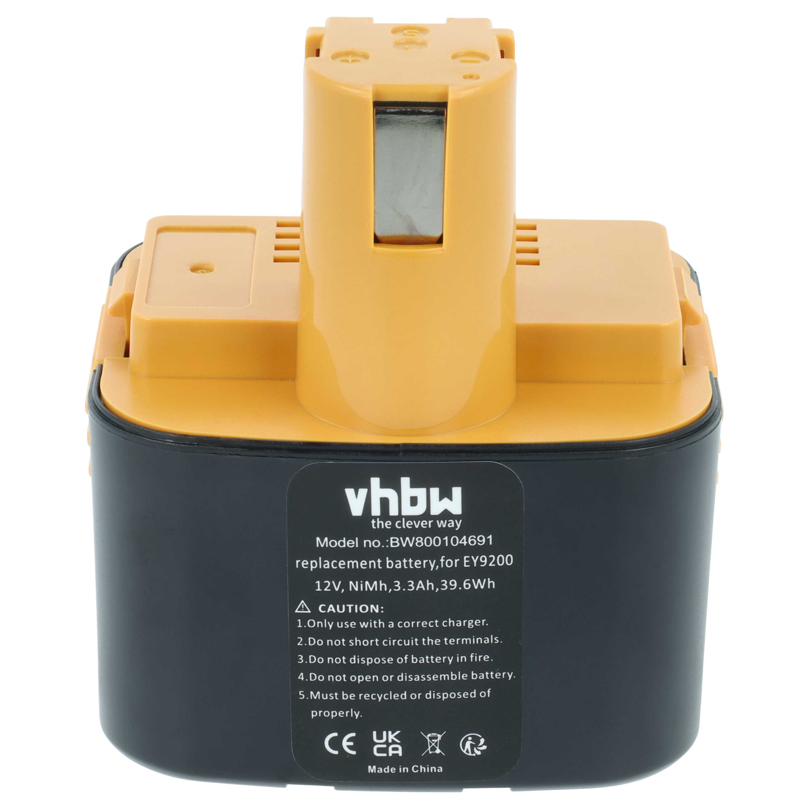 Akku 12V als Ersatz für ABB Stotz S&J SDF-AK220 - 3,3Ah, NiMH