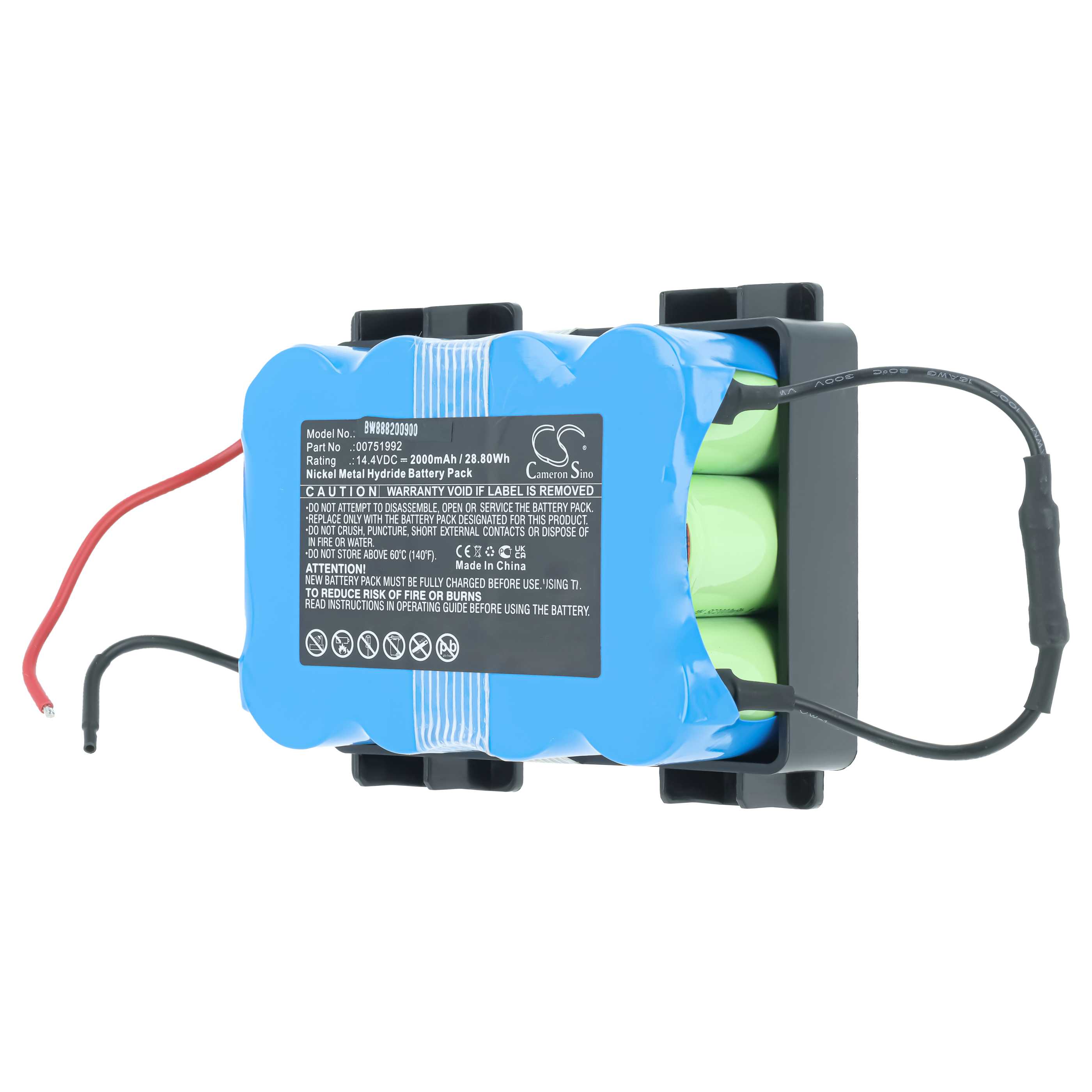 Battery replaces Bosch Siemens 00751992 for Bosch etc. 2000mAh, 14.4V, NiMH
