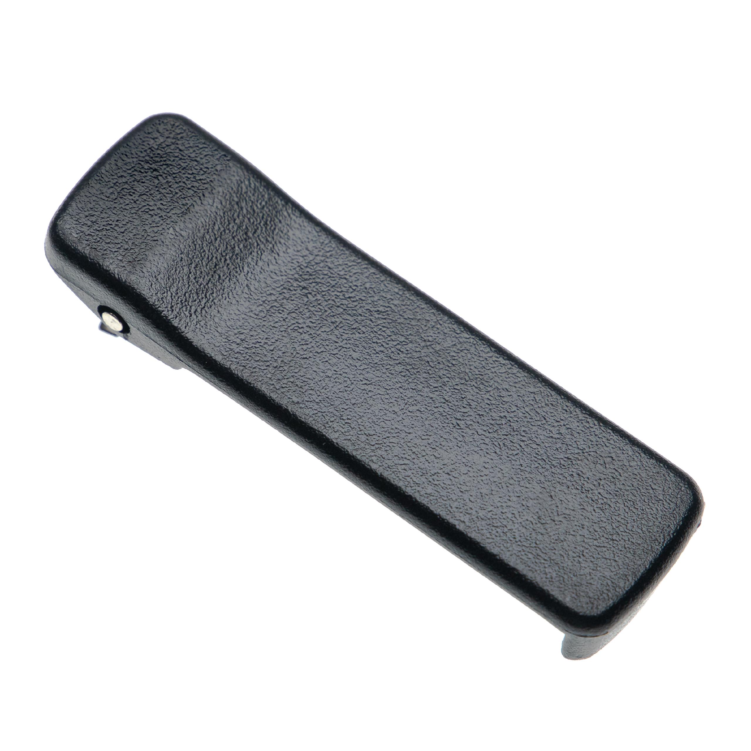 Clip para cinturón para equipos de radio Motorola GP900 - plástico, negro