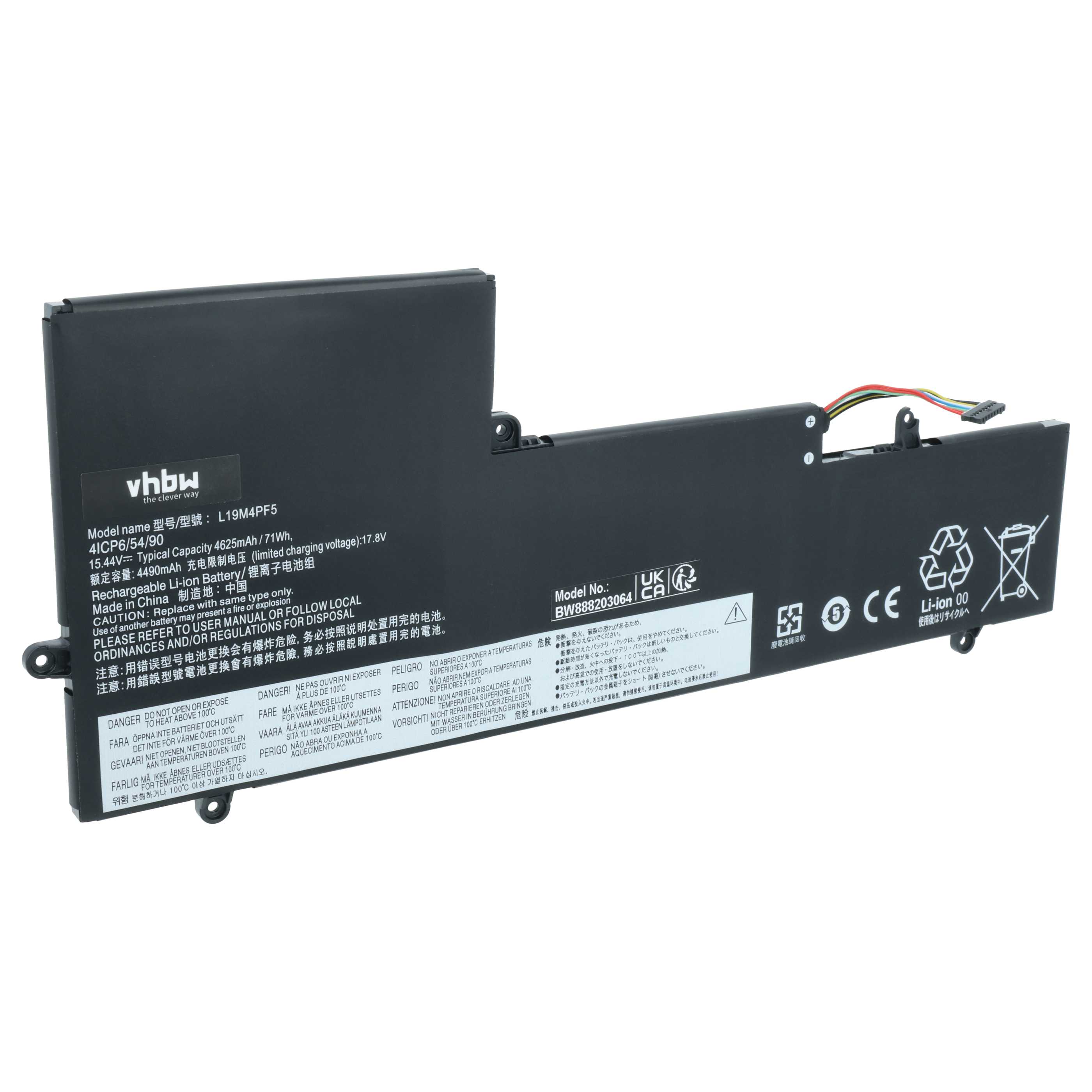 Akumulator do laptopa zamiennik Lenovo L19M4PF5, L19C4PF5, 5B10W65281, 5B10W65278 - 4500 mAh 15,44 V LiPo