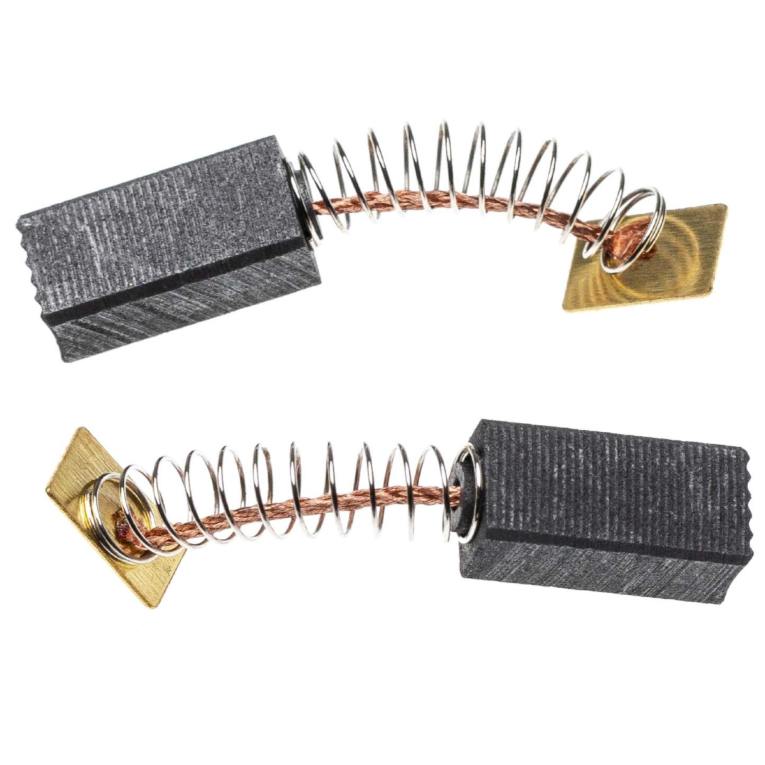 2x Carbon Brush as Replacement for AEG SMA1029 Electric Power Tools + Spring, 17 x 8 x 6.25mm
