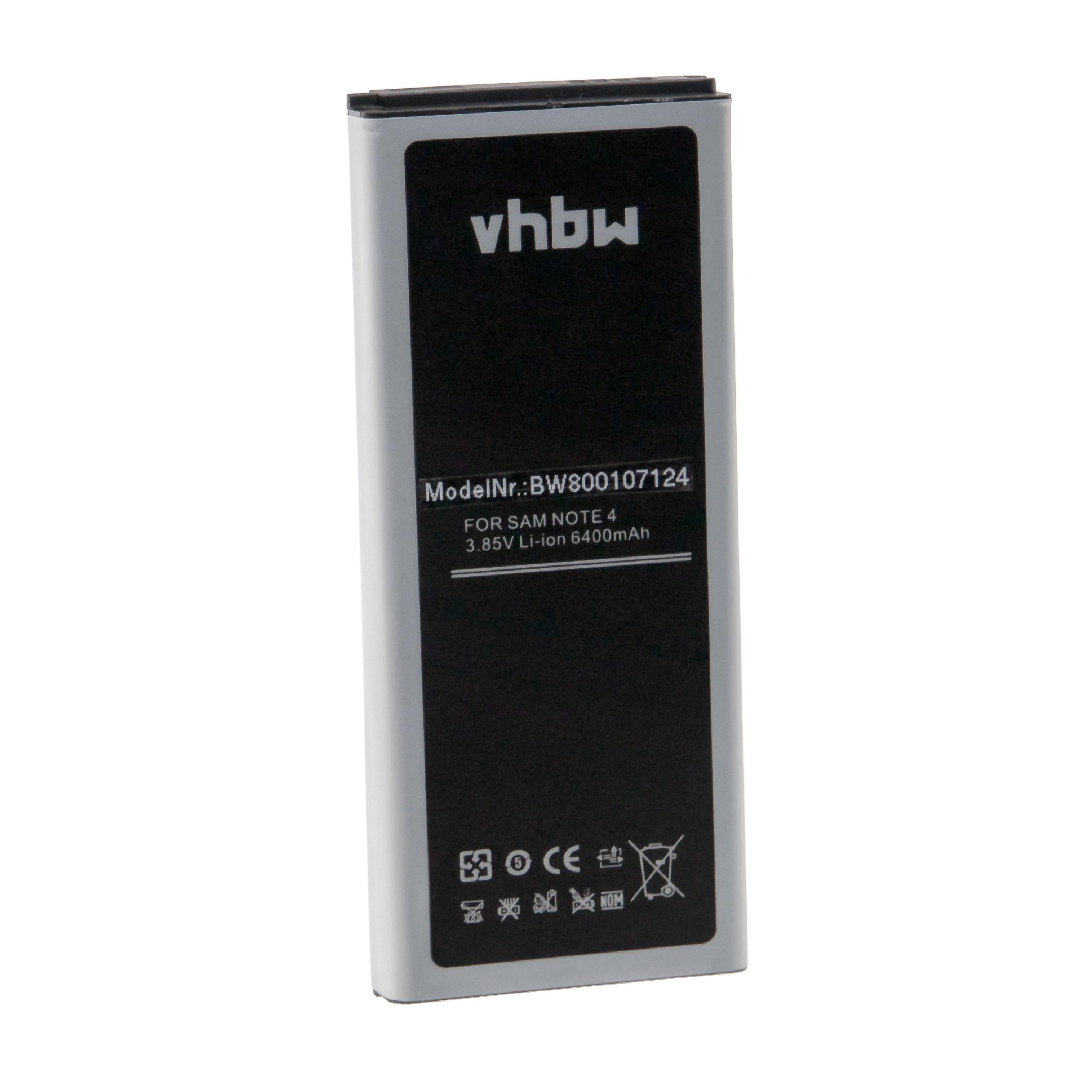 Batteria sostituisce Samsung EB-BN910BBE per cellulare Samsung - 6400mAh 3,85V Li-Ion + cover retro nero