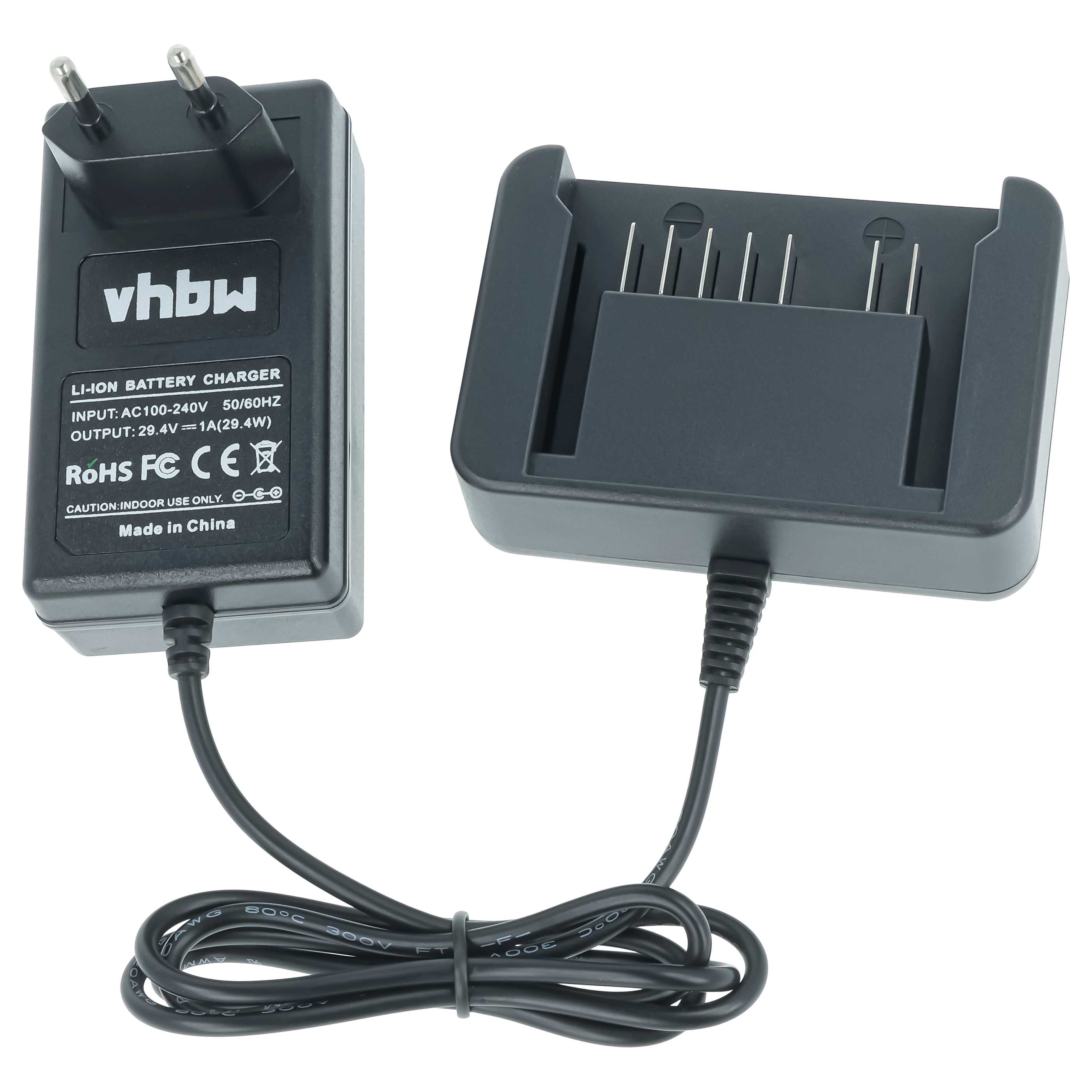 Charger suitable for Hitachi DH 25DAL, DH 25DL Power Tool Batteries - Li-Ion, 1.0A