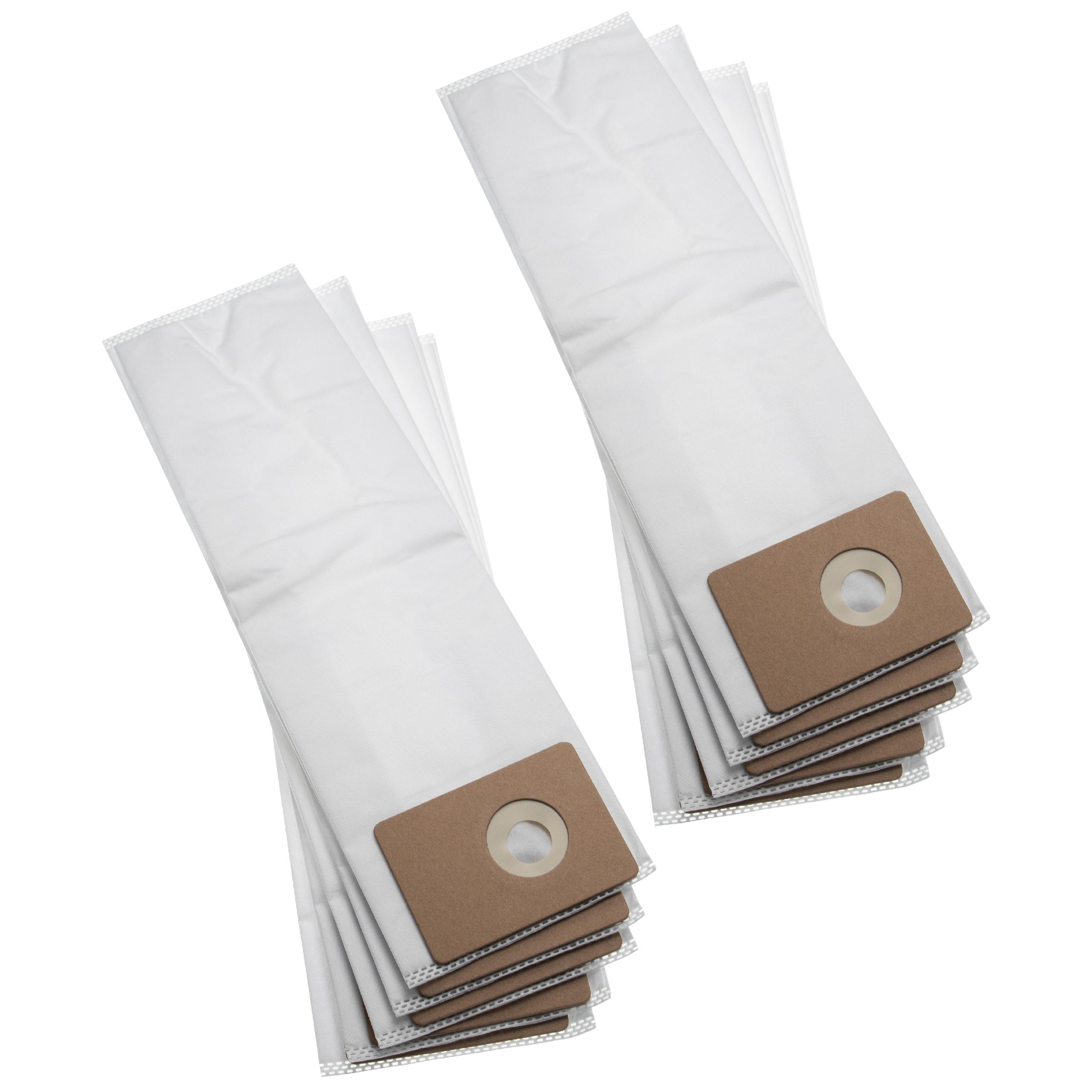 10x Sac remplace Nilfisk 107413586, 1471058500 pour aspirateur Clarke - microfibre non tissée