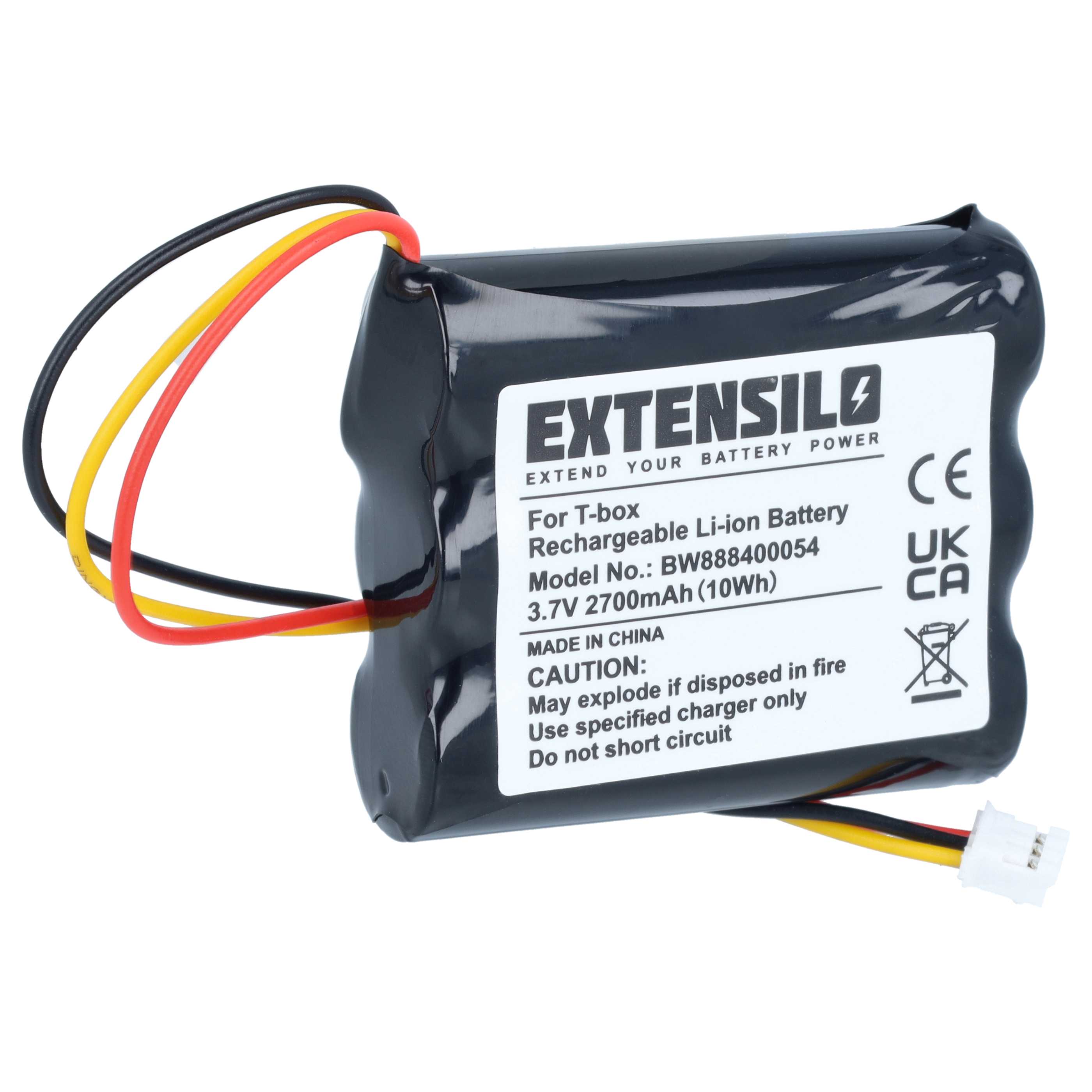 EXTENSILO Batteria per radio raccontastorie Toniebox Tonie Box - 2700mAh 3,7V Li-Ion