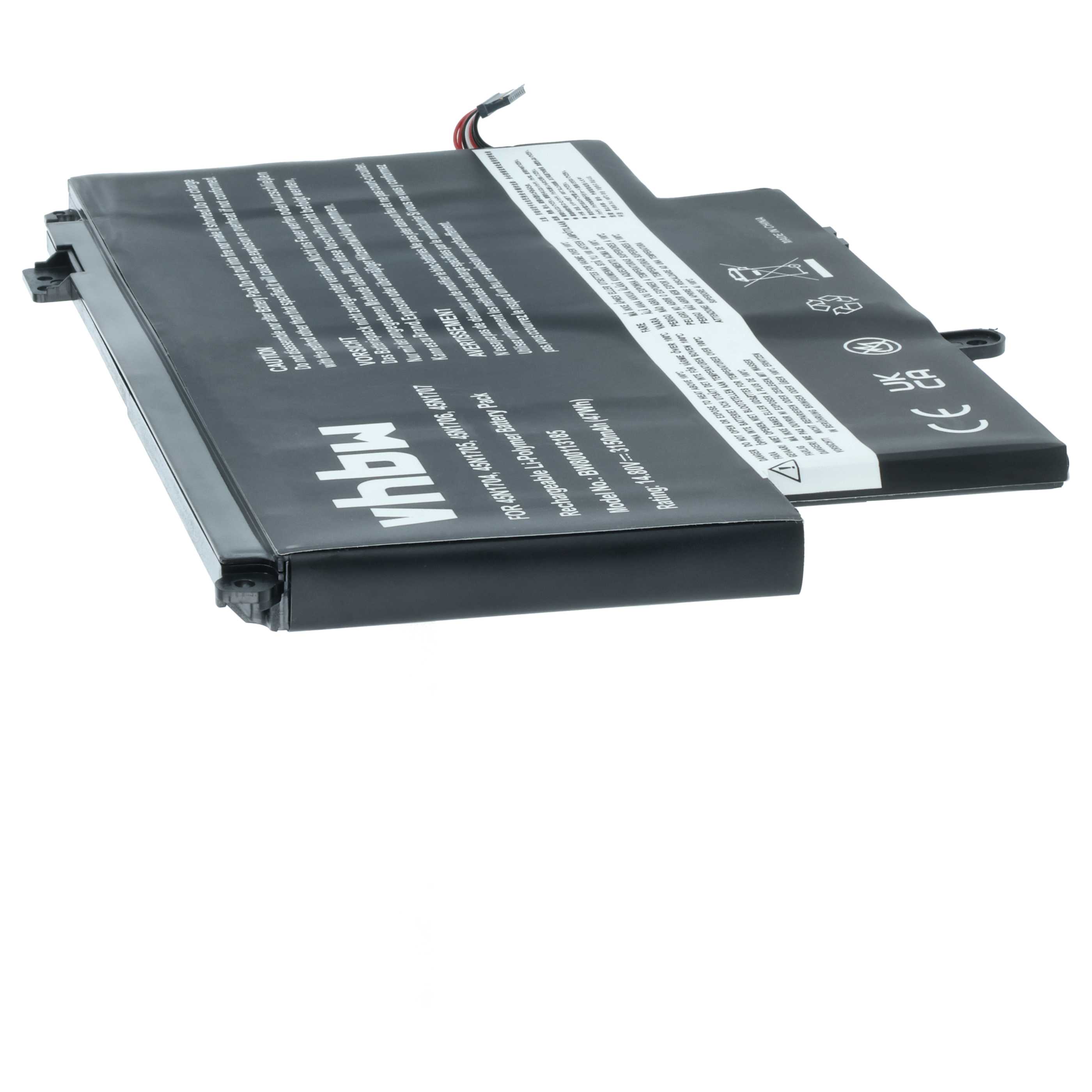 Akumulator do laptopa zamiennik Lenovo 45N1707, 45N1706, 45N1705, 45N1704 - 3150 mAh 14,8 V LiPo