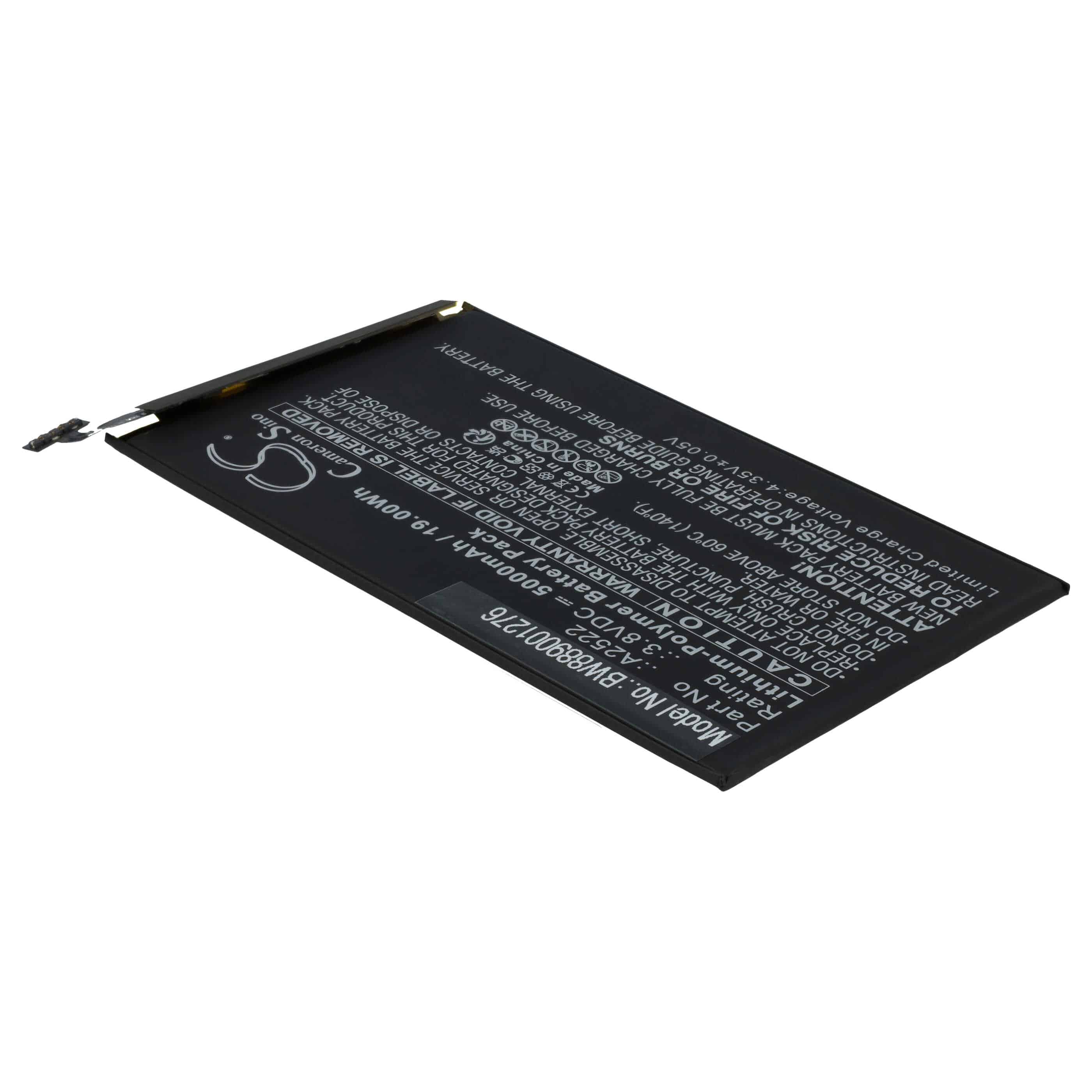 Batterie remplace Apple A2522 pour tablette - 5000mAh 3,8V Li-polymère