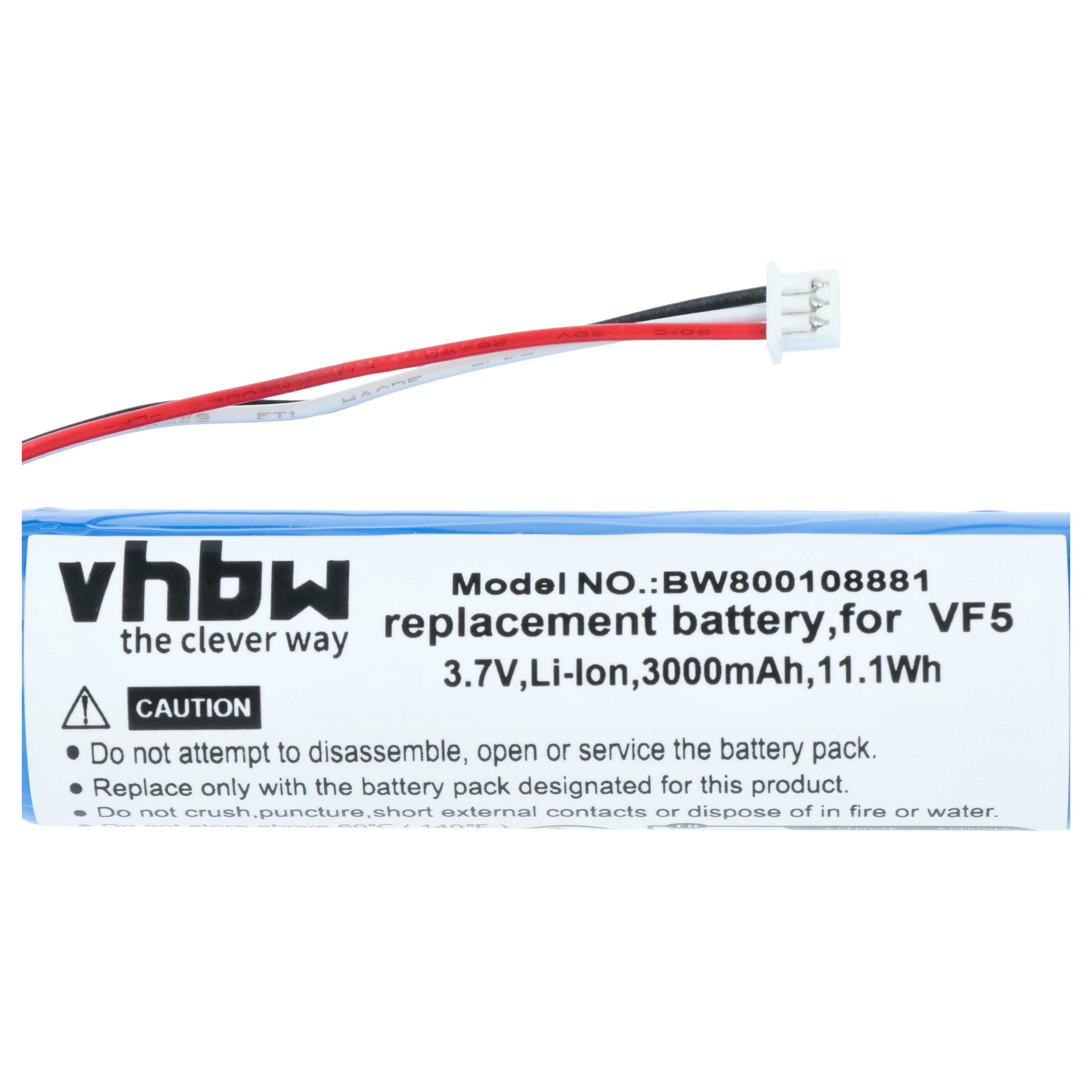 Akumulator do nawigacji GPS zamiennik VF5 - 3000 mAh 3,7 V Li-Ion