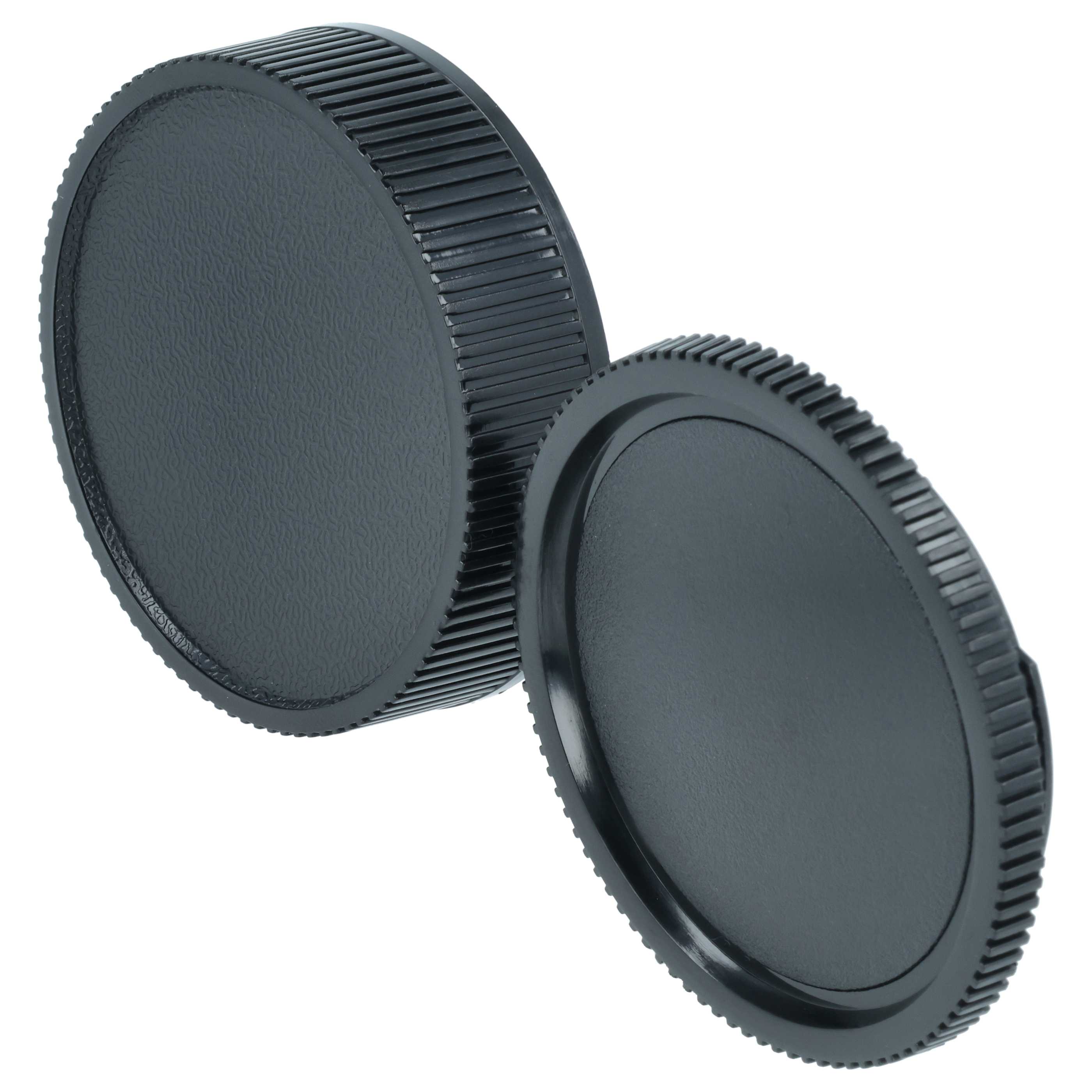 vhbw Lot de bouchons d'objectif compatible avec Carl Zeiss / Leica objectifs - Caches avant et arrière