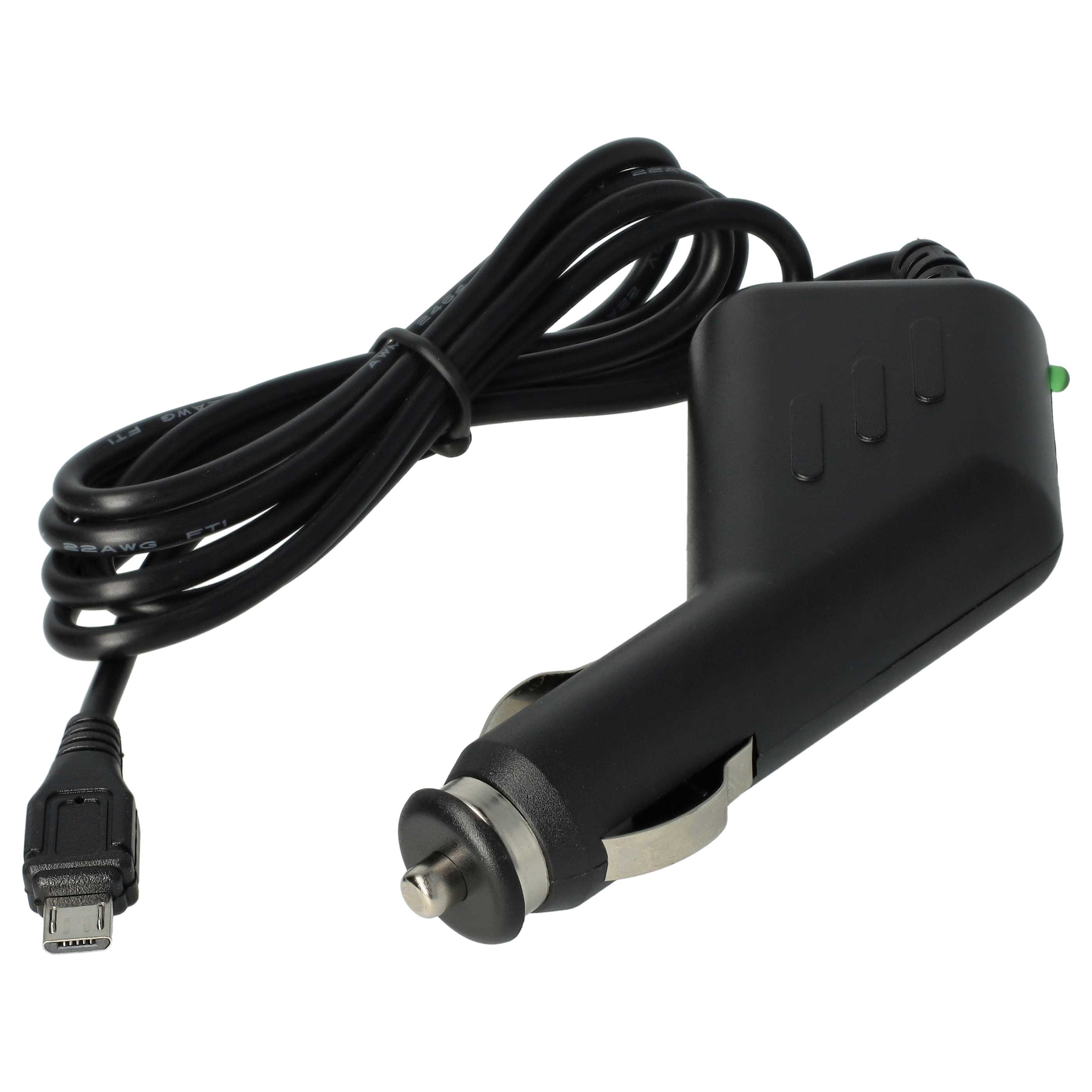 Cargador coche micro USB 2,0 A para smartphone, GPS Olympia, etc. - Cable de carga