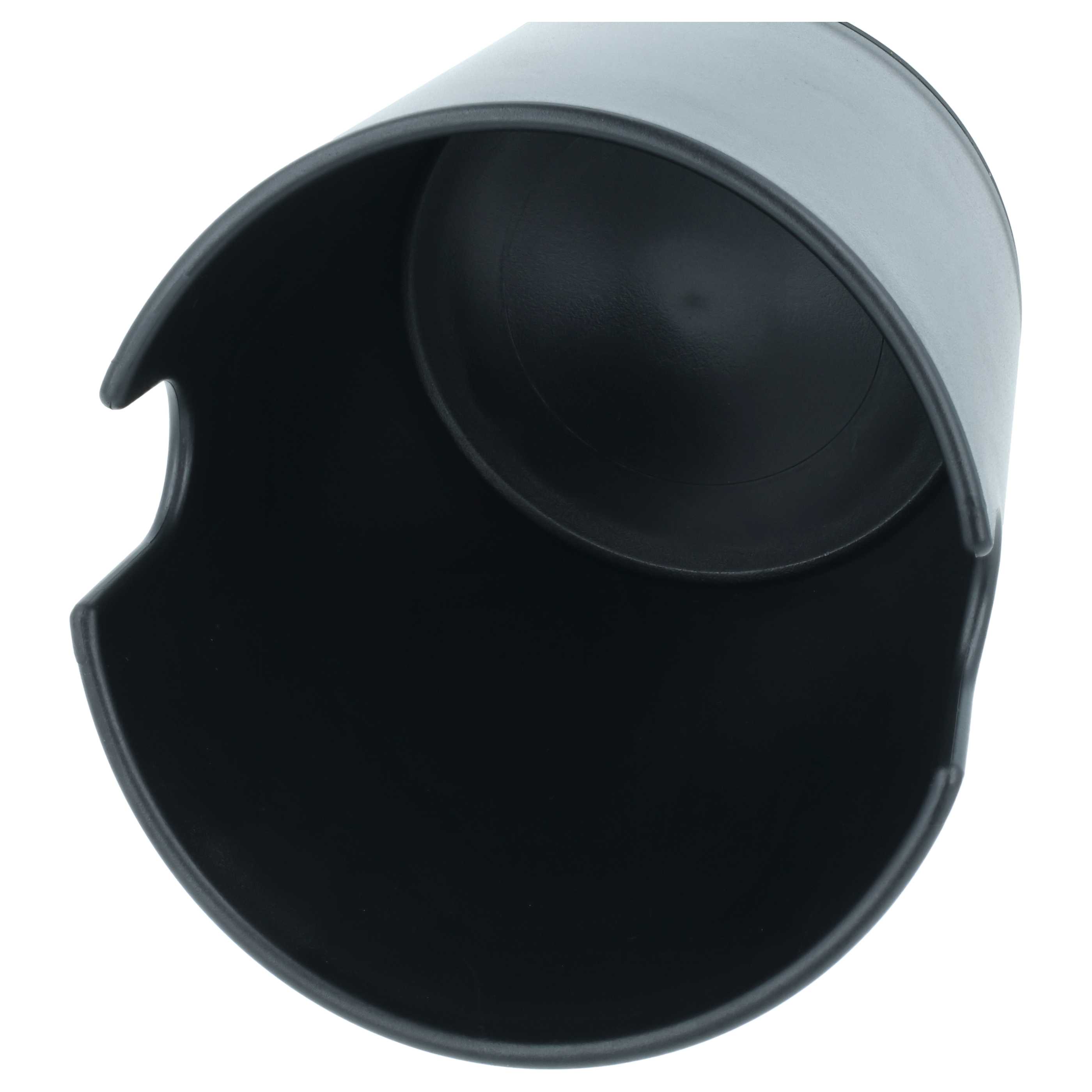 Drip Tray for Filter Holder - Knock Box suitable for Espresso Coffee Machine, Dishwasher Safe, Black