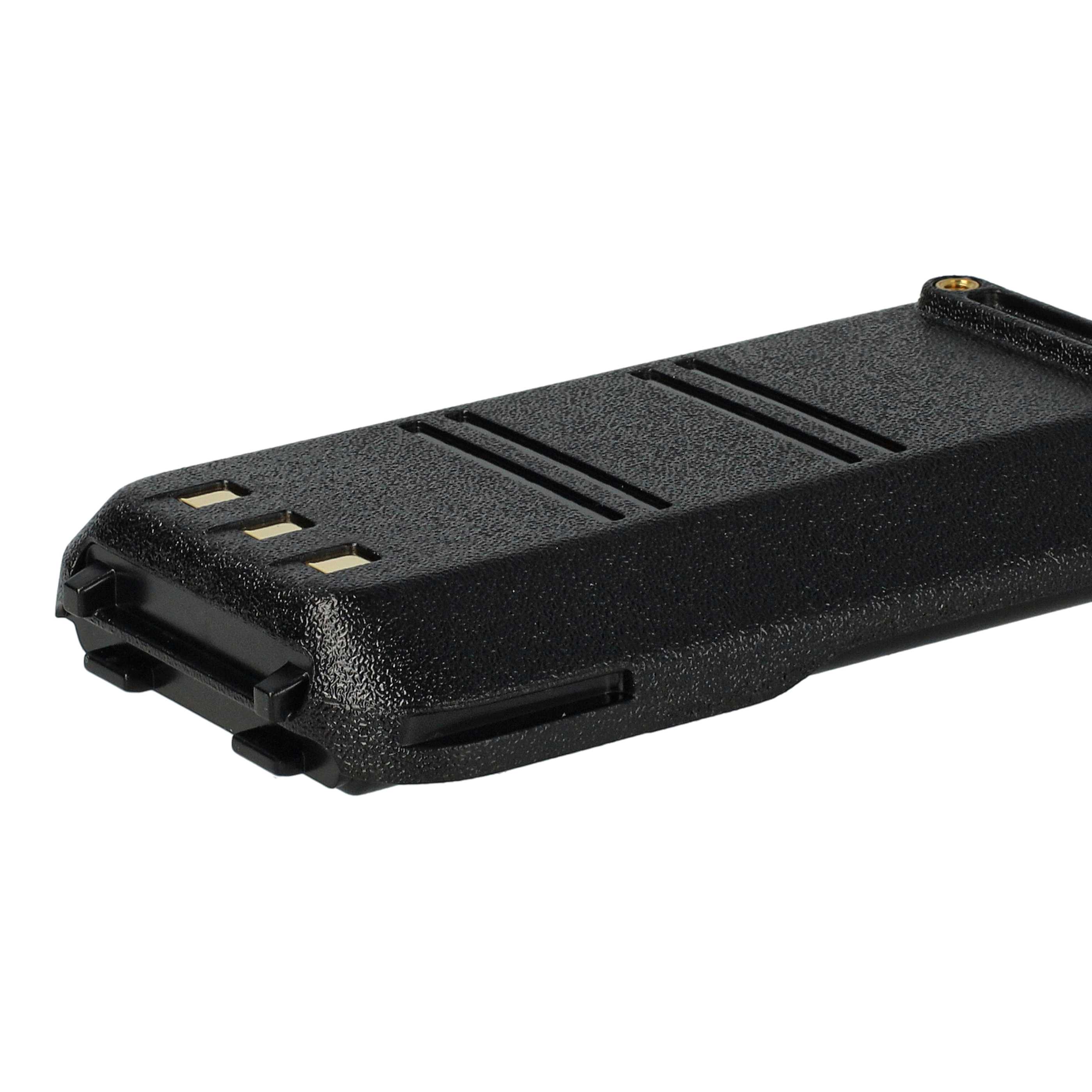 Radio 2x Battery replaces RT3 - 2000 mAh 7.4 V Li-Ion + Belt Clip