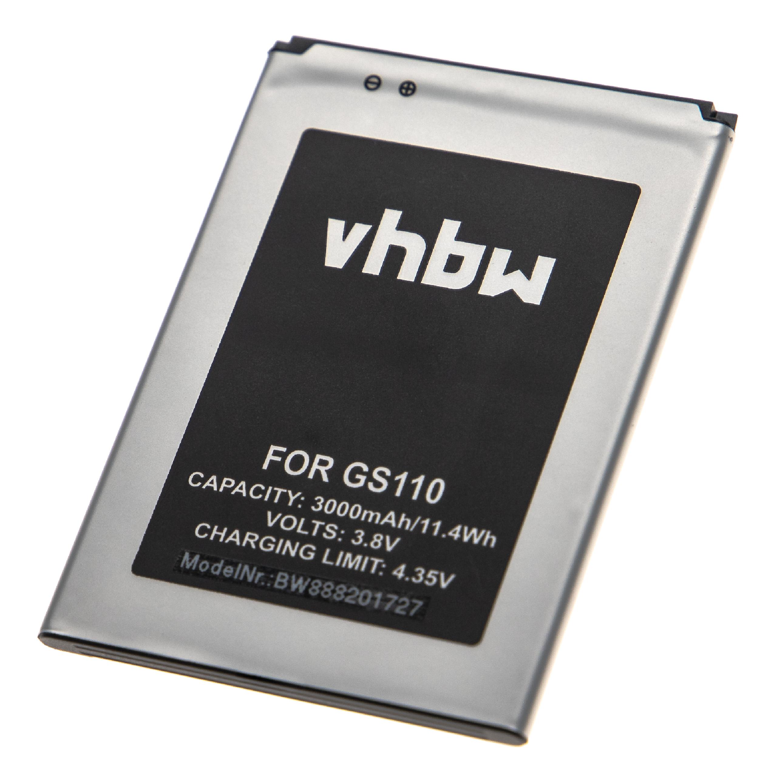 Batería reemplaza Gigaset V30145-K1310-X471 para móvil, teléfono Gigaset - 3000 mAh 3,8 V Li-Ion