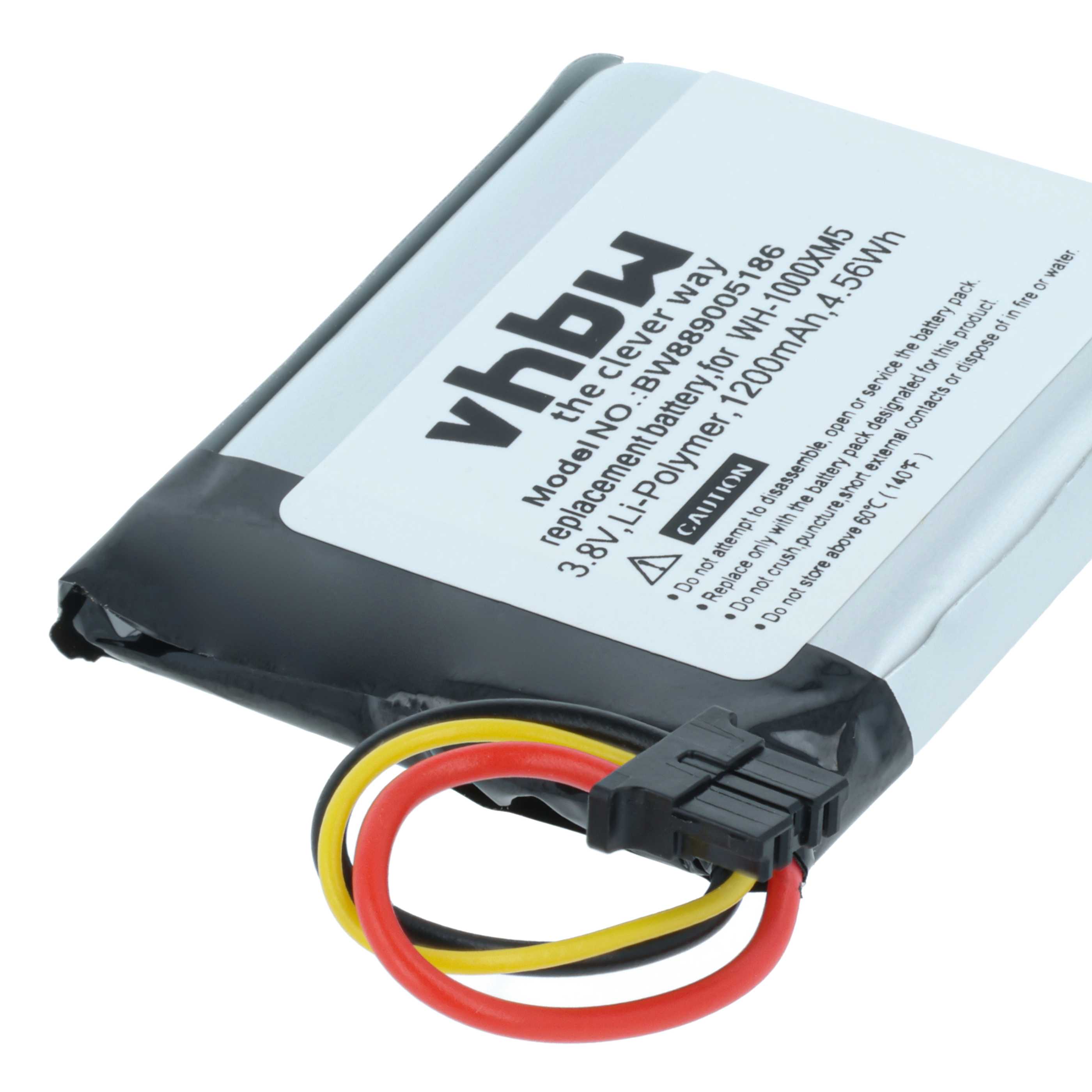 Akumulator do słuchawek bezprzewodowych zamiennik Sony SP723741 - 1200 mAh 3,8 V LiPo