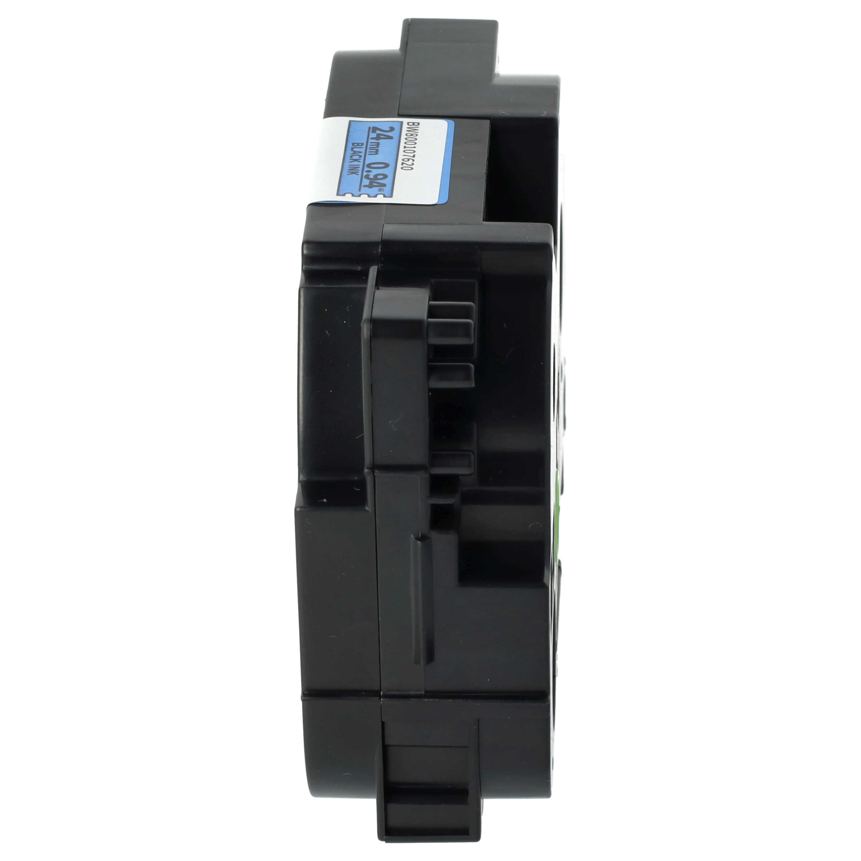 Label Tape as Replacement for Brother TZE-551, TZ-551 - 24 mm Black to Blue