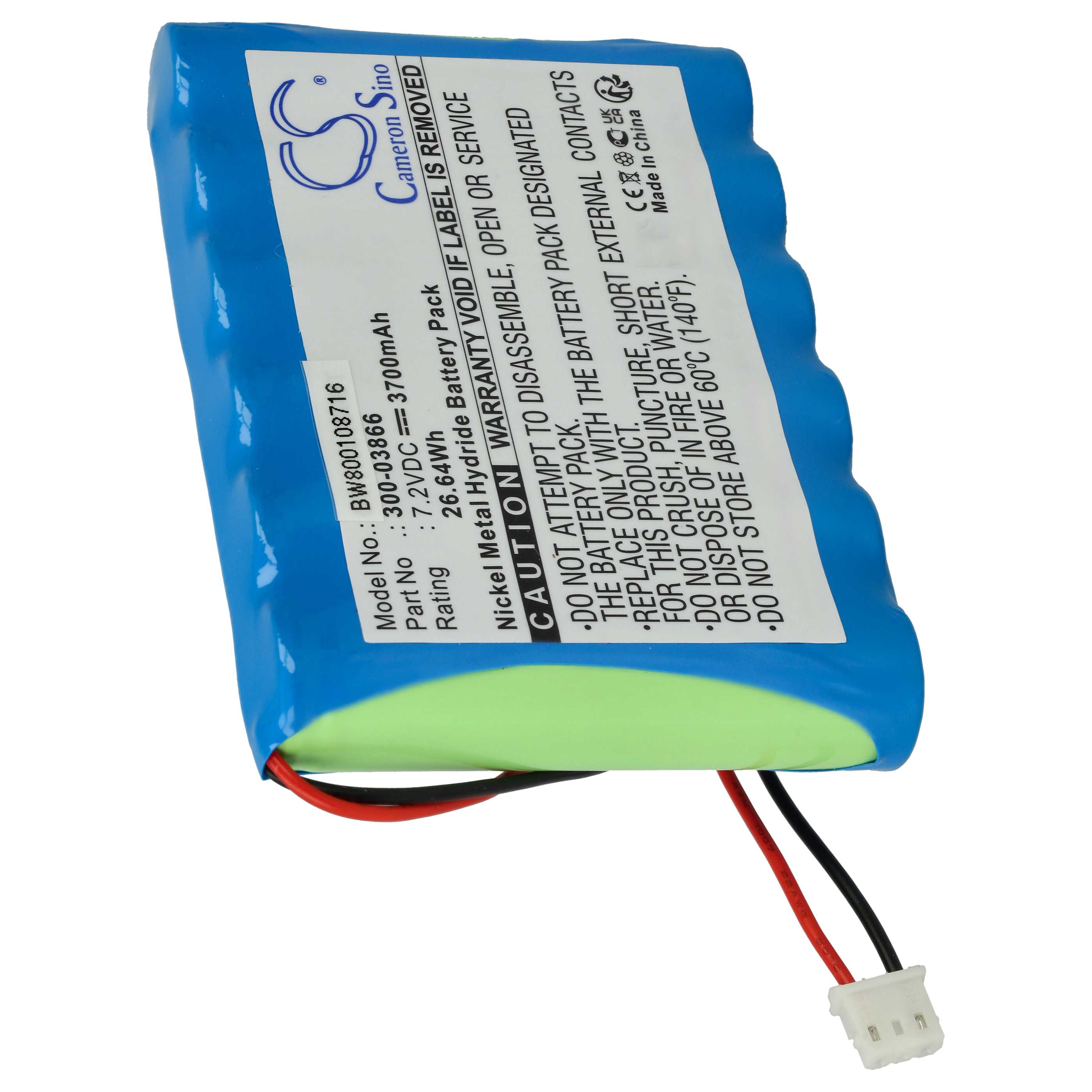 Akumulator do alarmu zamiennik 300-03866 - 3700 mAh 7,2 V NiMH