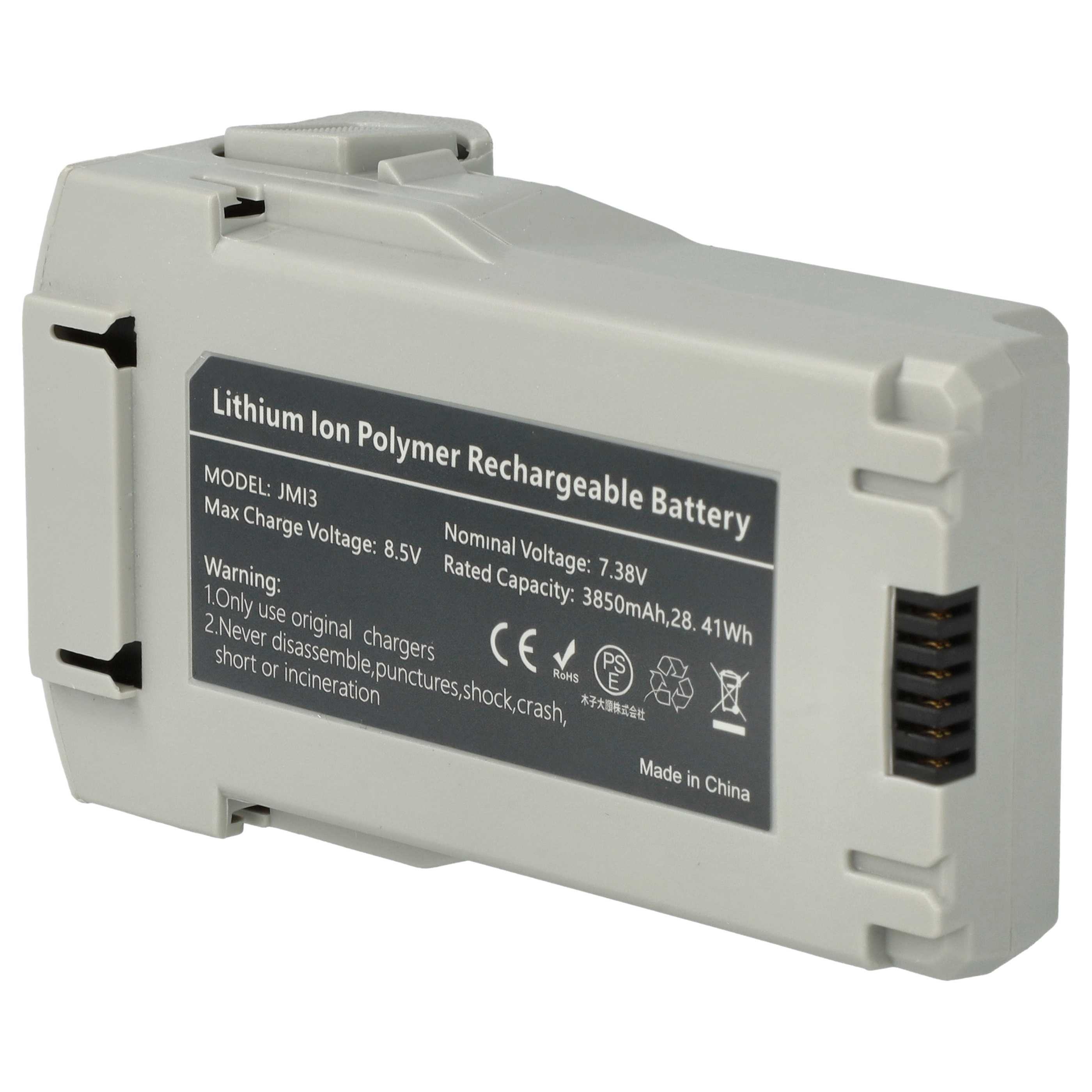 2x Batteries remplace DJI BWX140-2590-7.32, BWX162-2453-7.38 pour drone DJI- 3850mAh 7,4V Li-polymère