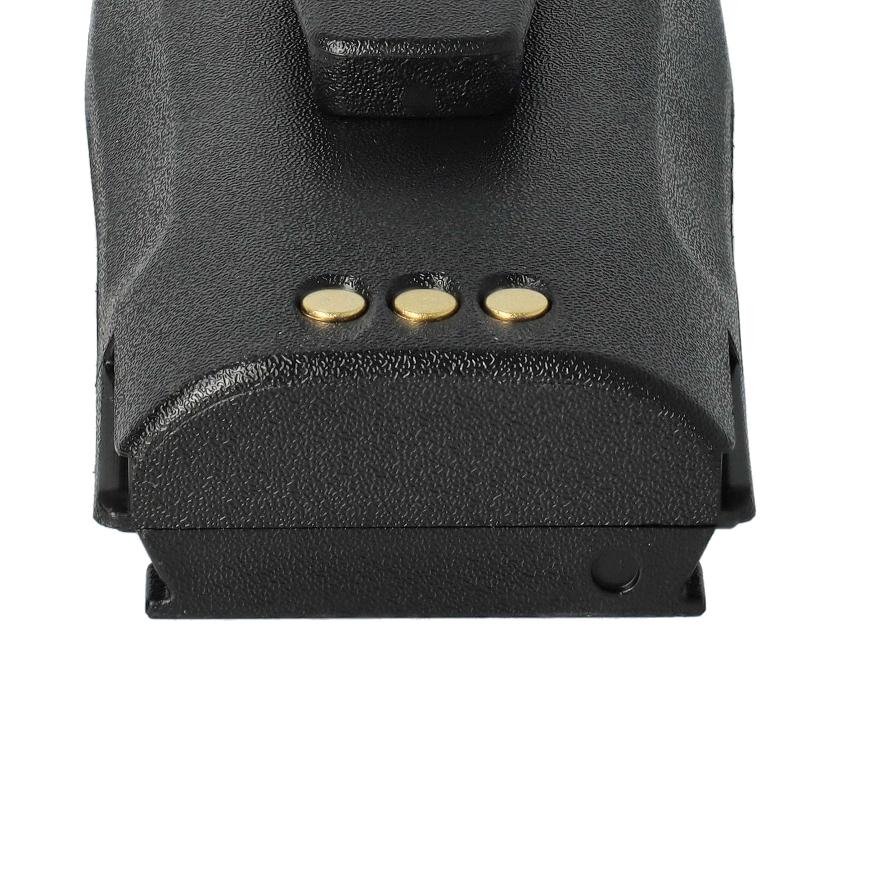 Radio 10x Battery replaces Motorola NNTN4497, NNTN4496AR, NNTN4496 - 1400 mAh 7.2 V NiMH + Belt Clip