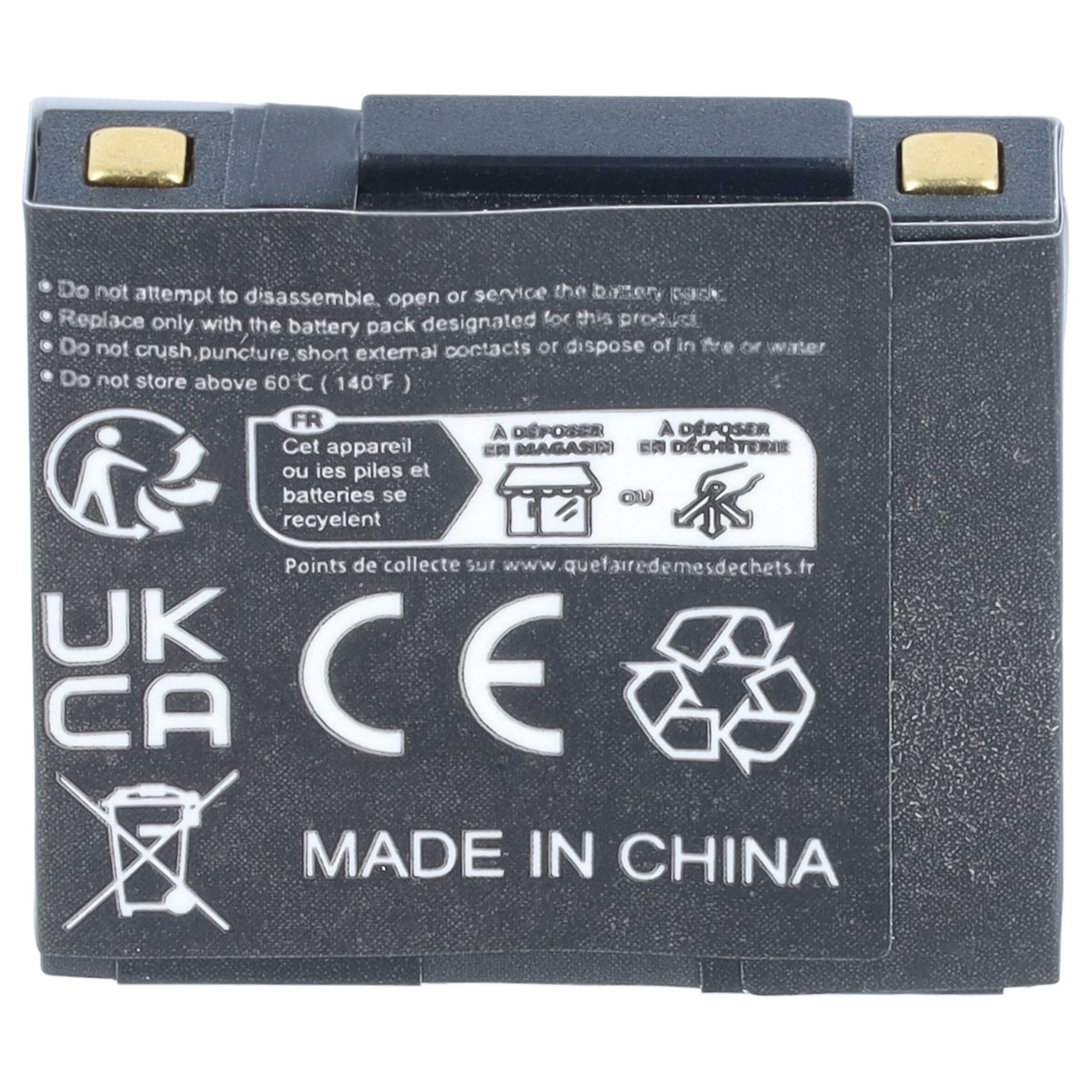 Wireless Headset Battery replaces GN Netcom AHB602823, 2901-249, 14151-02, 14151-01 - 270 mAh 3.7 V Li-polymer