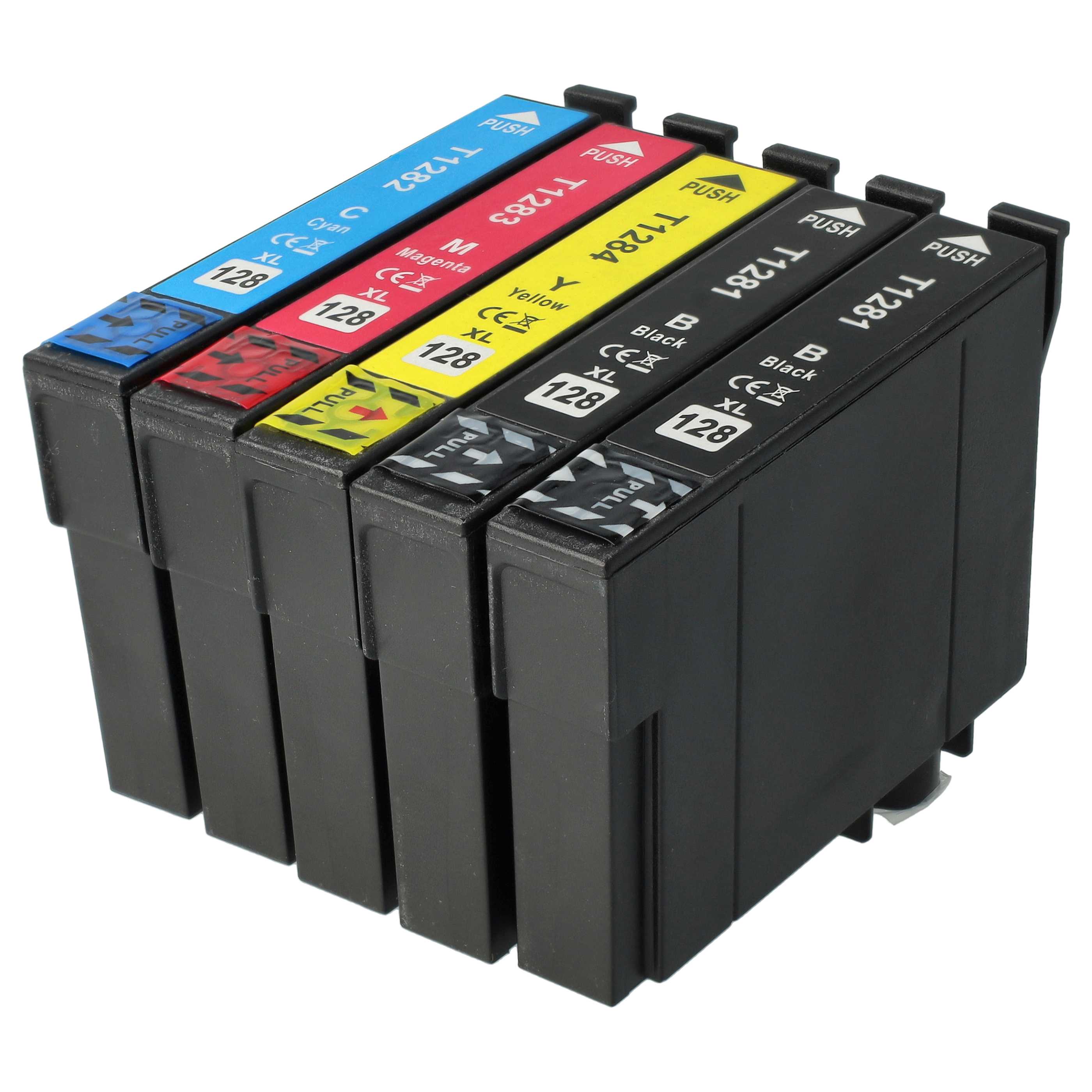 5x Ink Cartridges suitable for BX300 BX300 Printer - B/C/M/Y