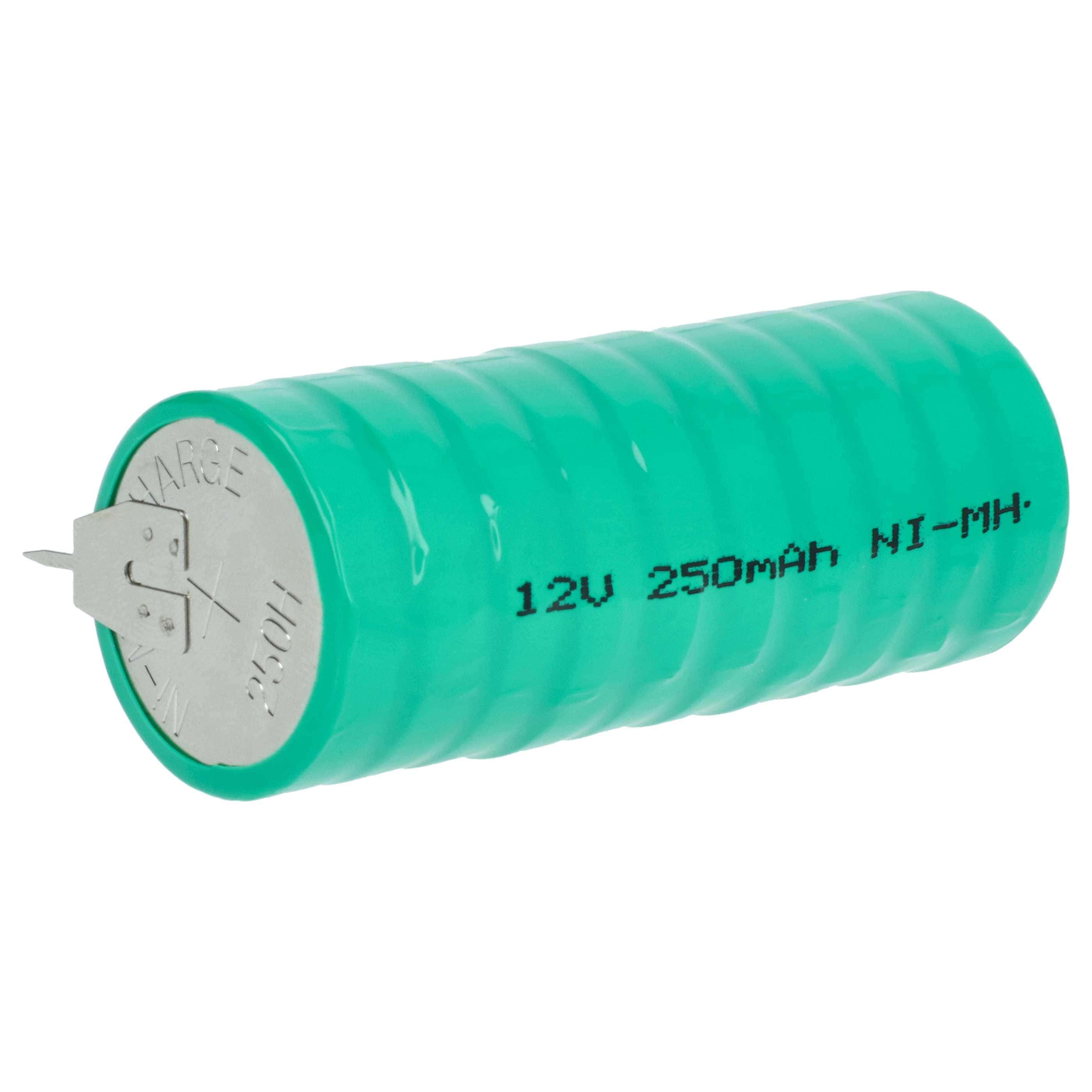 Button Cell Battery Type V250H for Model Building Solar Lamps etc. - 250 mAh 12 V NiMH