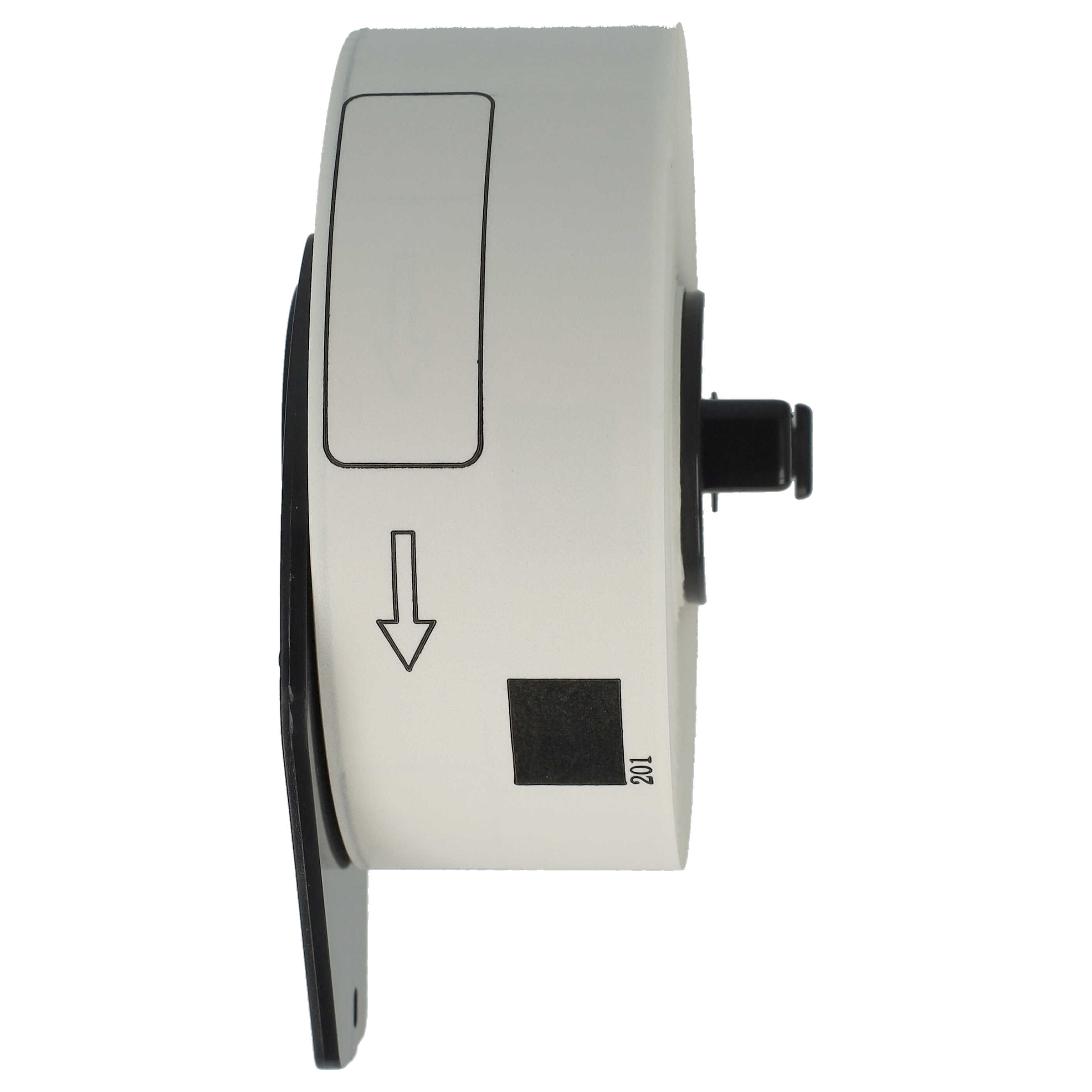 3x Label Roll replaces Brother DK-11201 Labeller - 29 mm x 90 mm + Holder