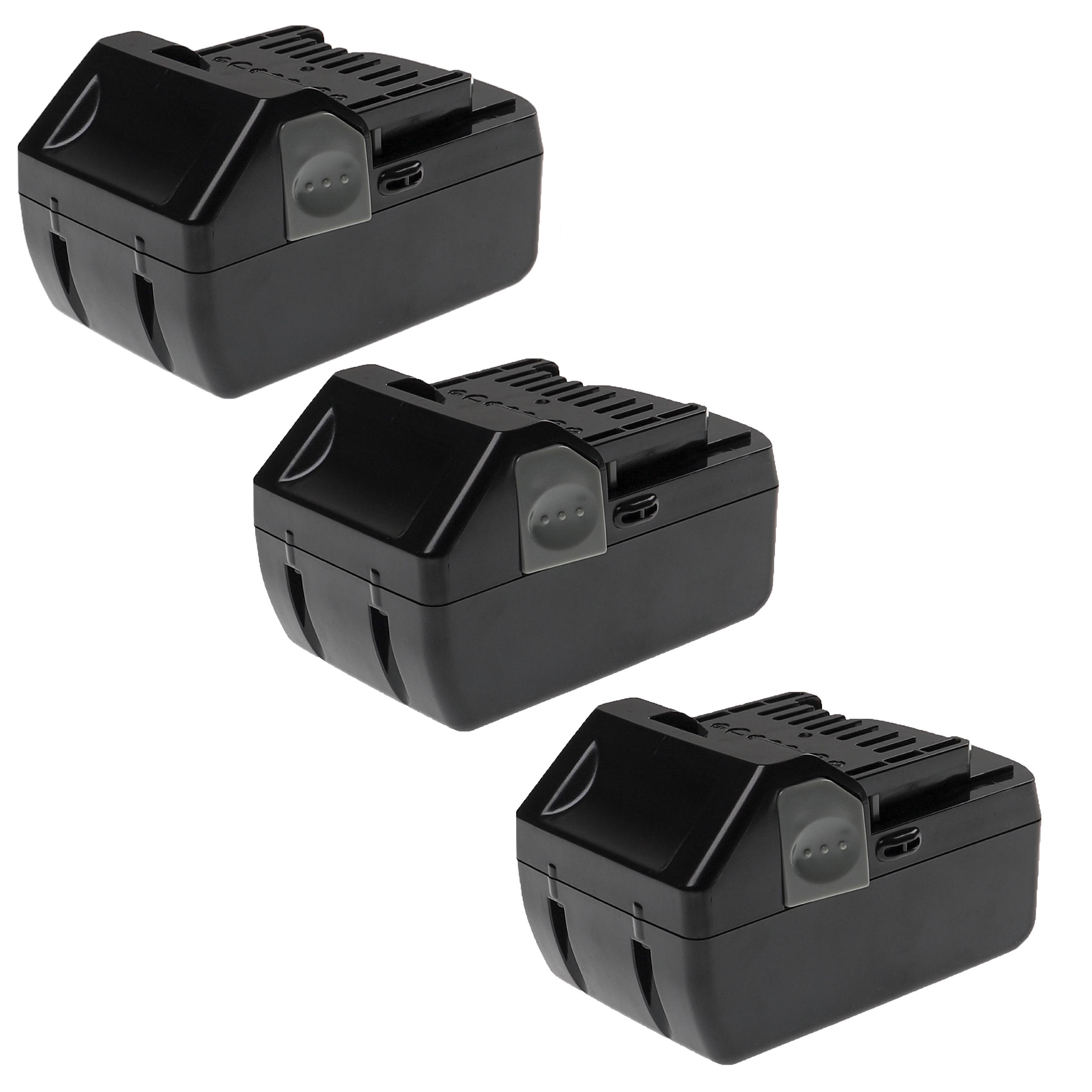 3x Battery replaces Hitachi Hikoki 33055, 330068, 330067, 330139 Electric Power Tool - 5000 mAh, 18 V, Li-Ion