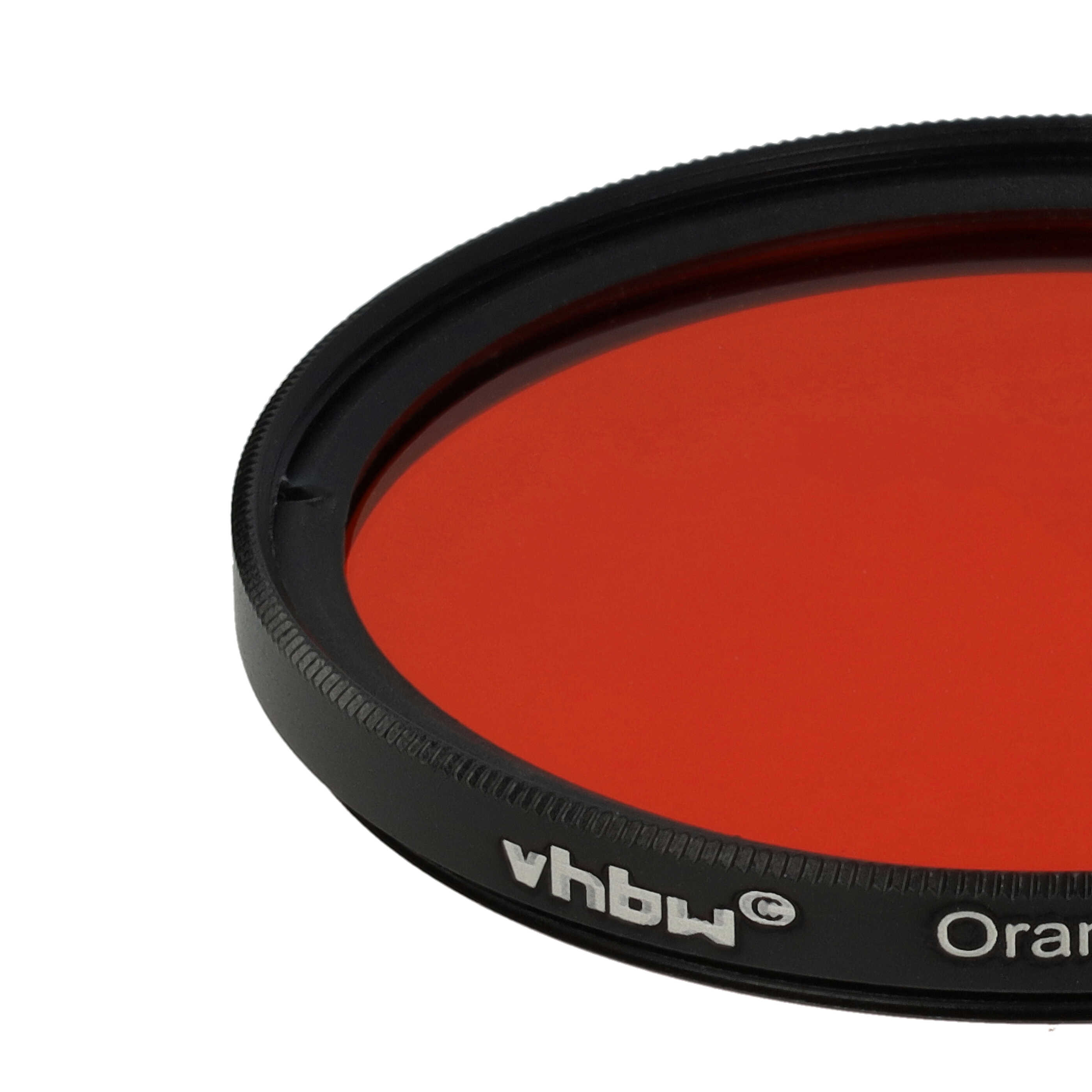 Farbfilter orange passend für Kamera Objektive mit 55 mm Filtergewinde - Orangefilter