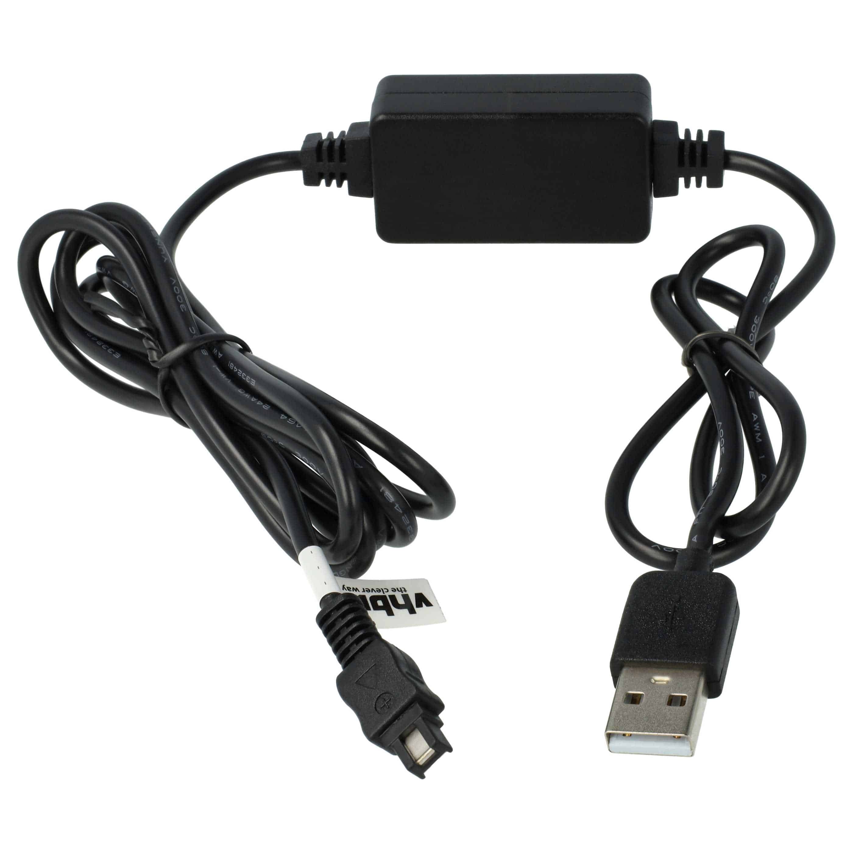 USB Ladekabel als Ersatz für Sony AC-L200, AC-L200B AC-L200C für Sony Kamera, Videokamera, Camcorder - 170 cm