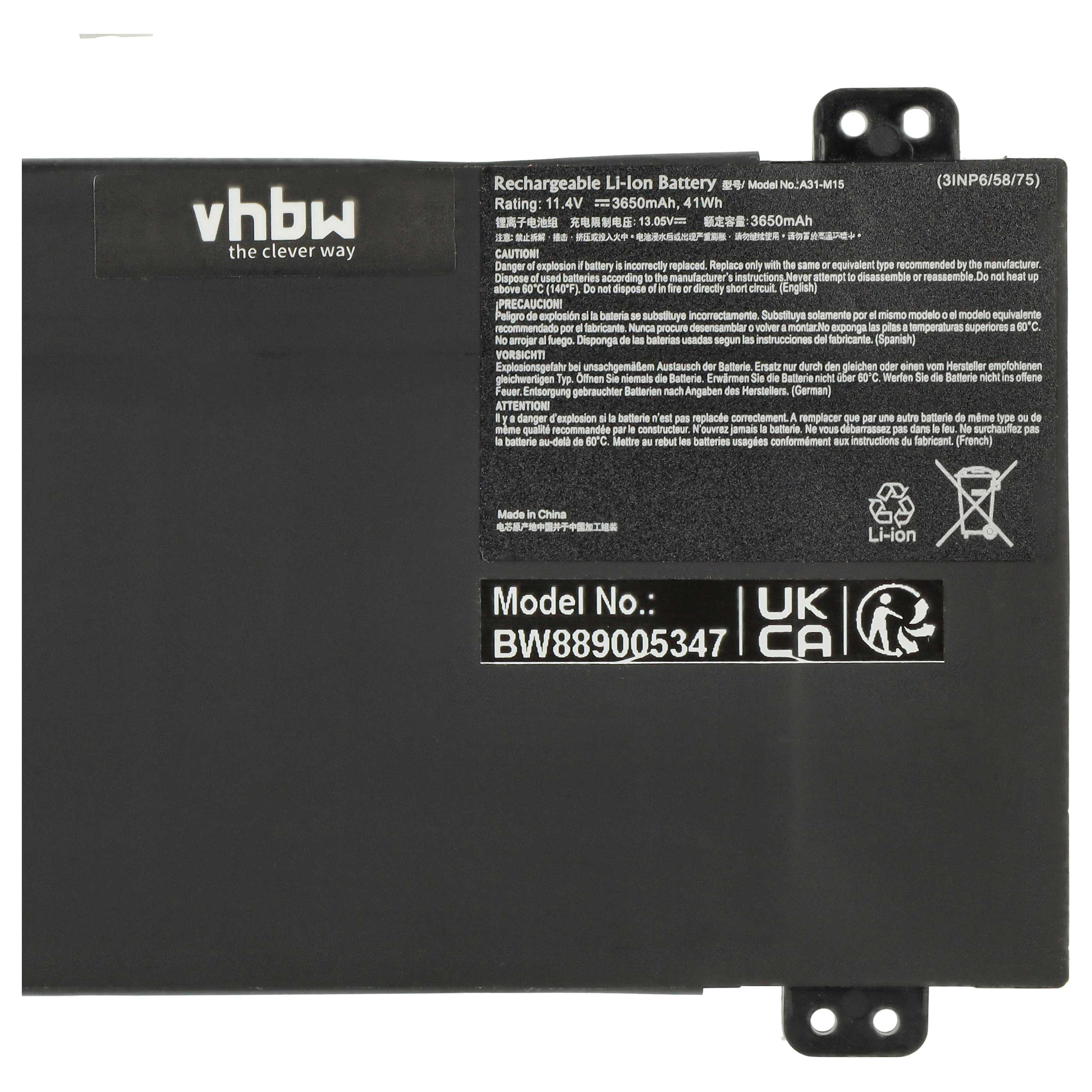 Akumulator do laptopa zamiennik Medion 40071980 - 3650 mAh 11,4 V Li-Ion