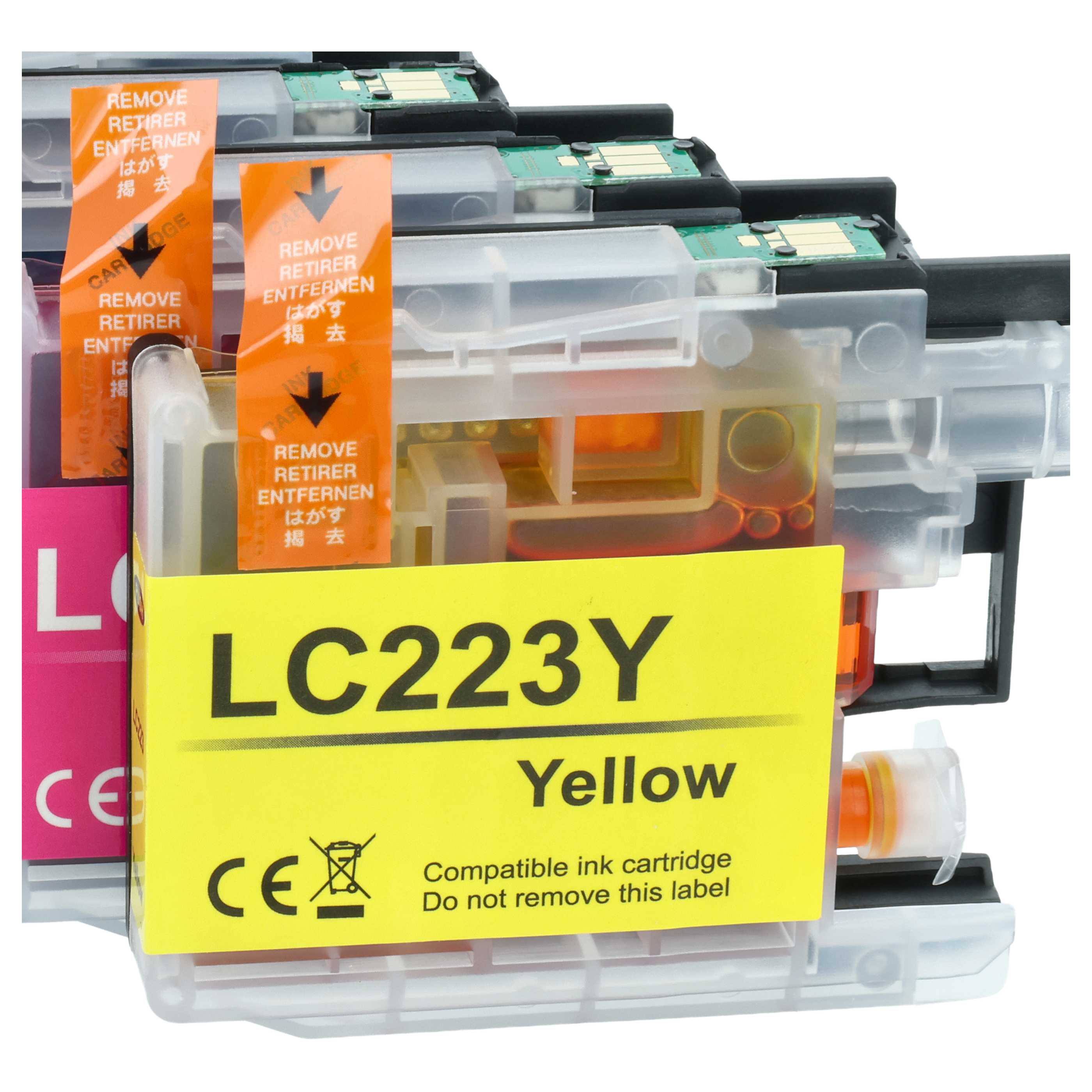 5x Tusze do drukarki zam. Brother LC223Y, LC223M, LC223, LC223BK, LC223C MFC-J480DW - B/C/M/Y