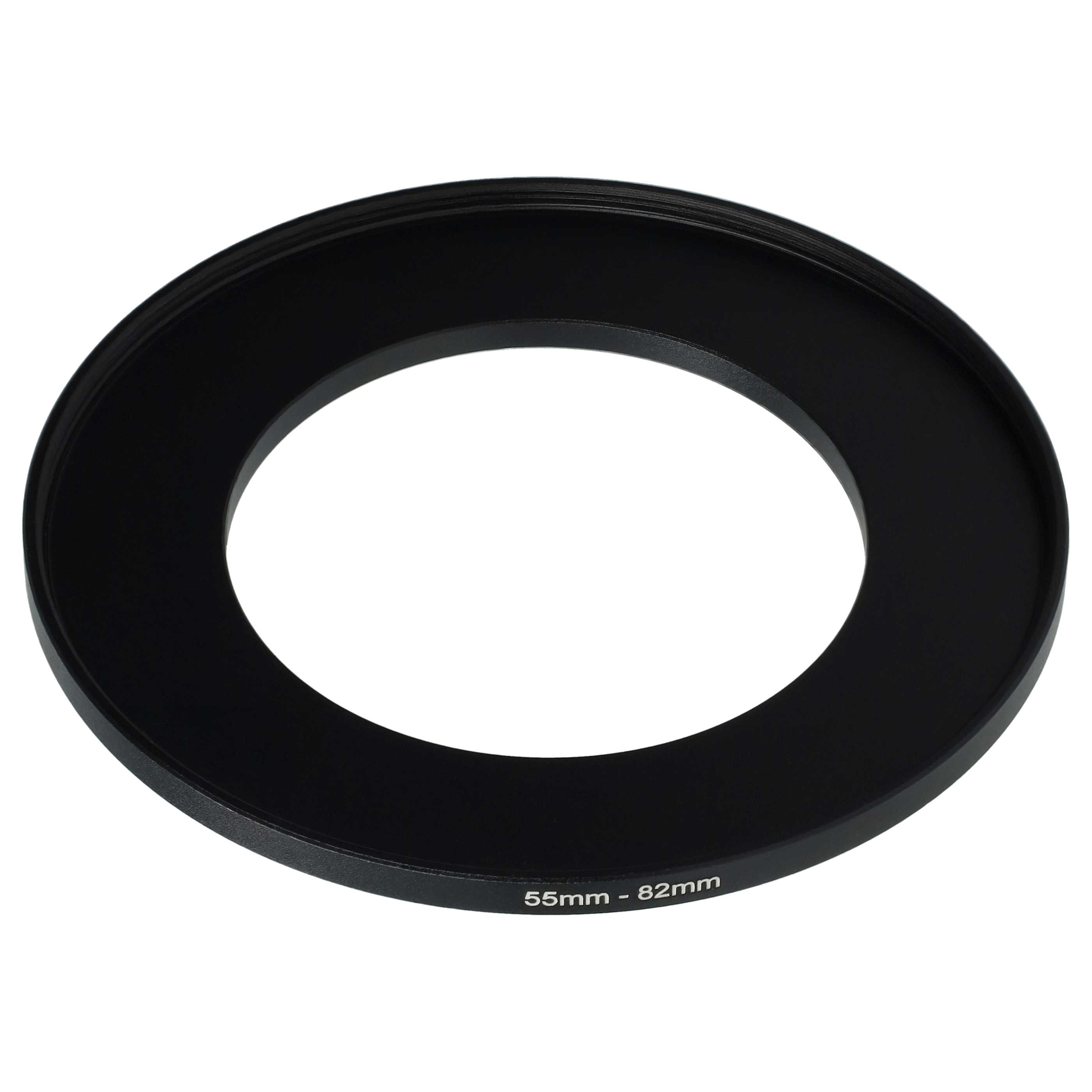 Step-Up-Ring Adapter 55 mm auf 82 mm passend für diverse Kamera-Objektive - Filteradapter