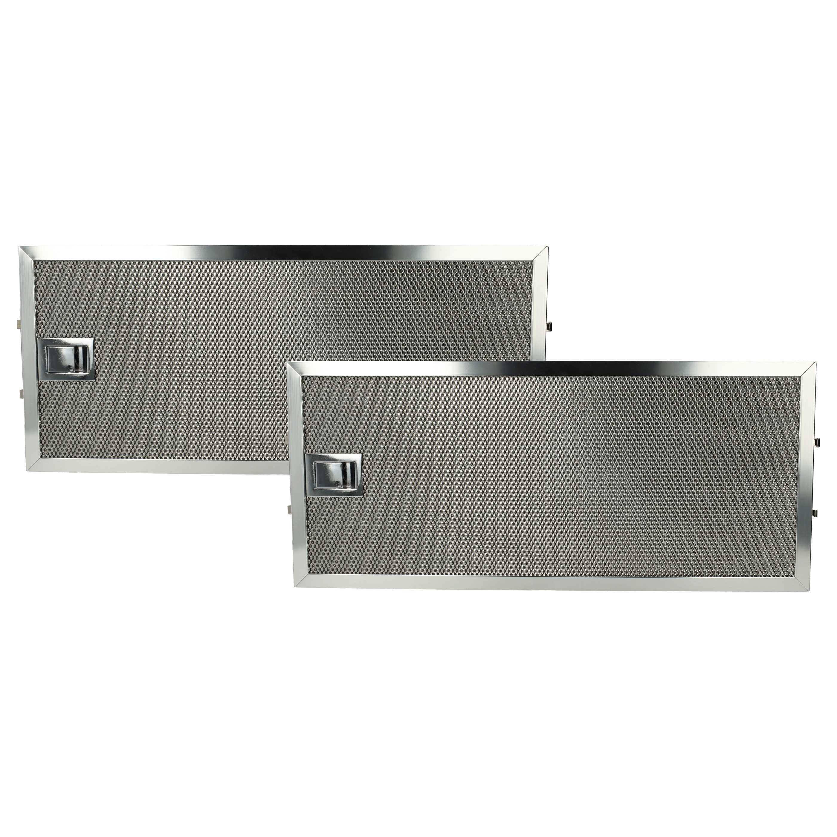 2x Filtres métal remplace Miele 8165760, 4002515616383 pour hotte aspirante