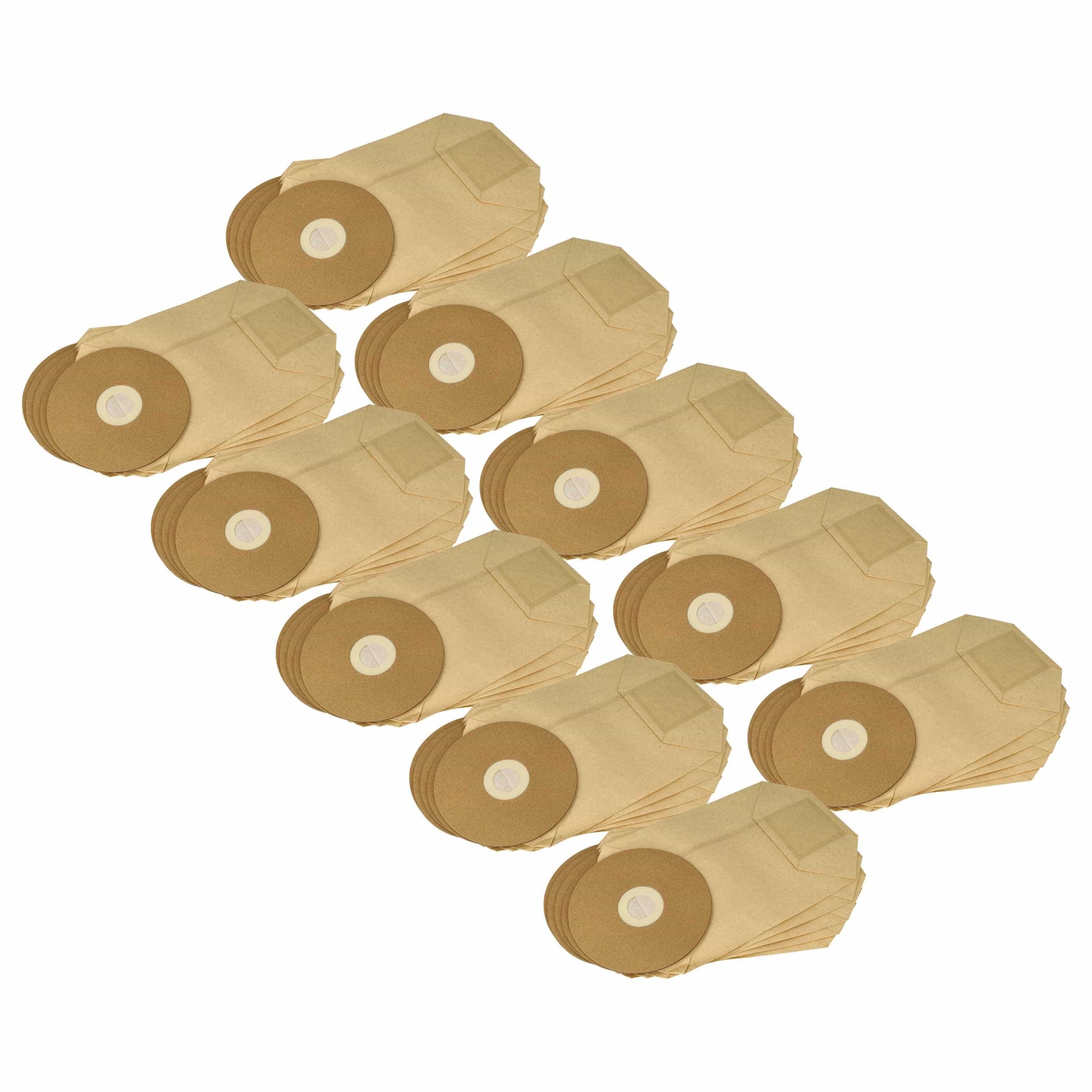50x Sac remplace Cleancraft 7013353 pour aspirateur Cleancraft - papier, carton