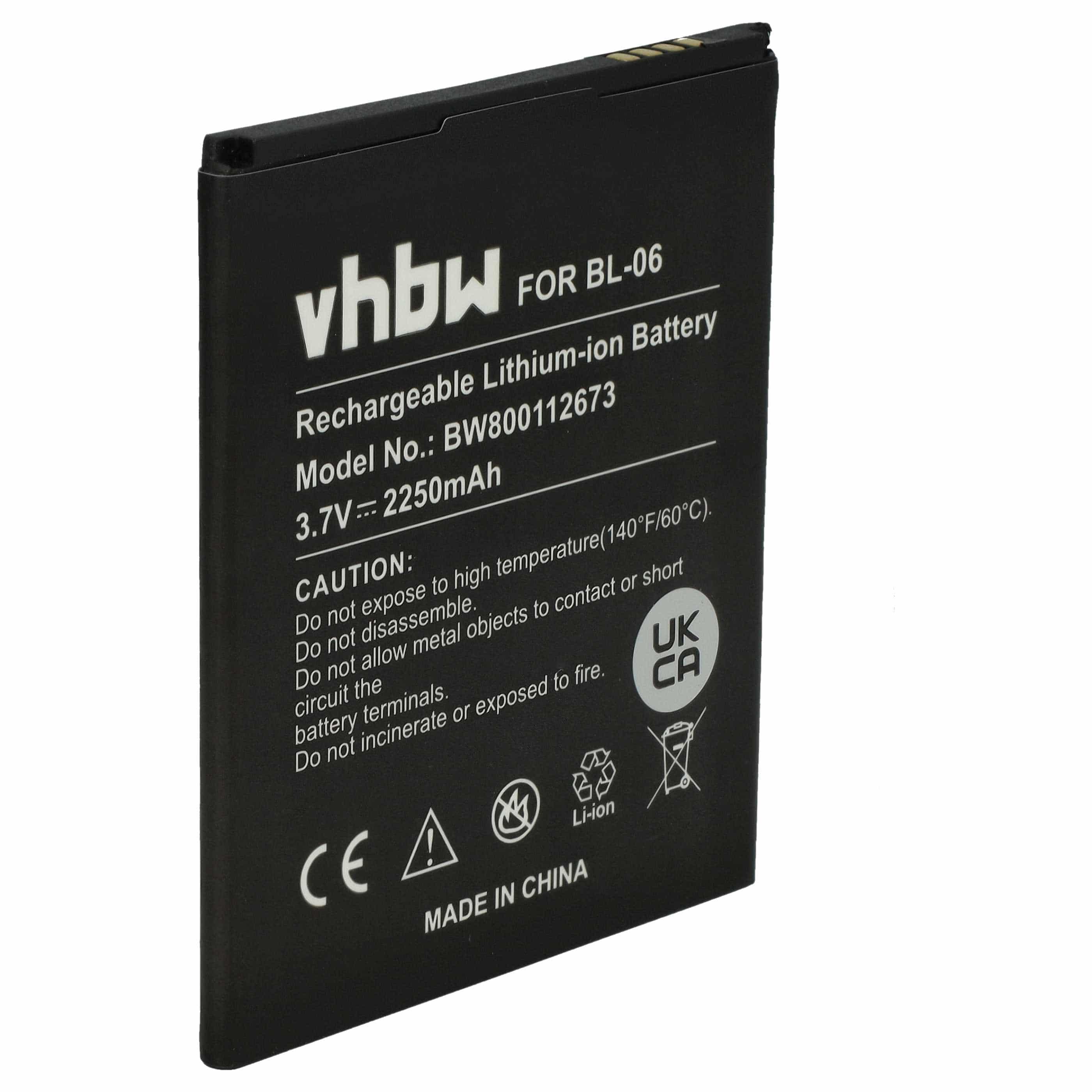 Akumulator do telefonu smartfona zamiennik BL-06 - 2250 mAh 3,7 V Li-Ion