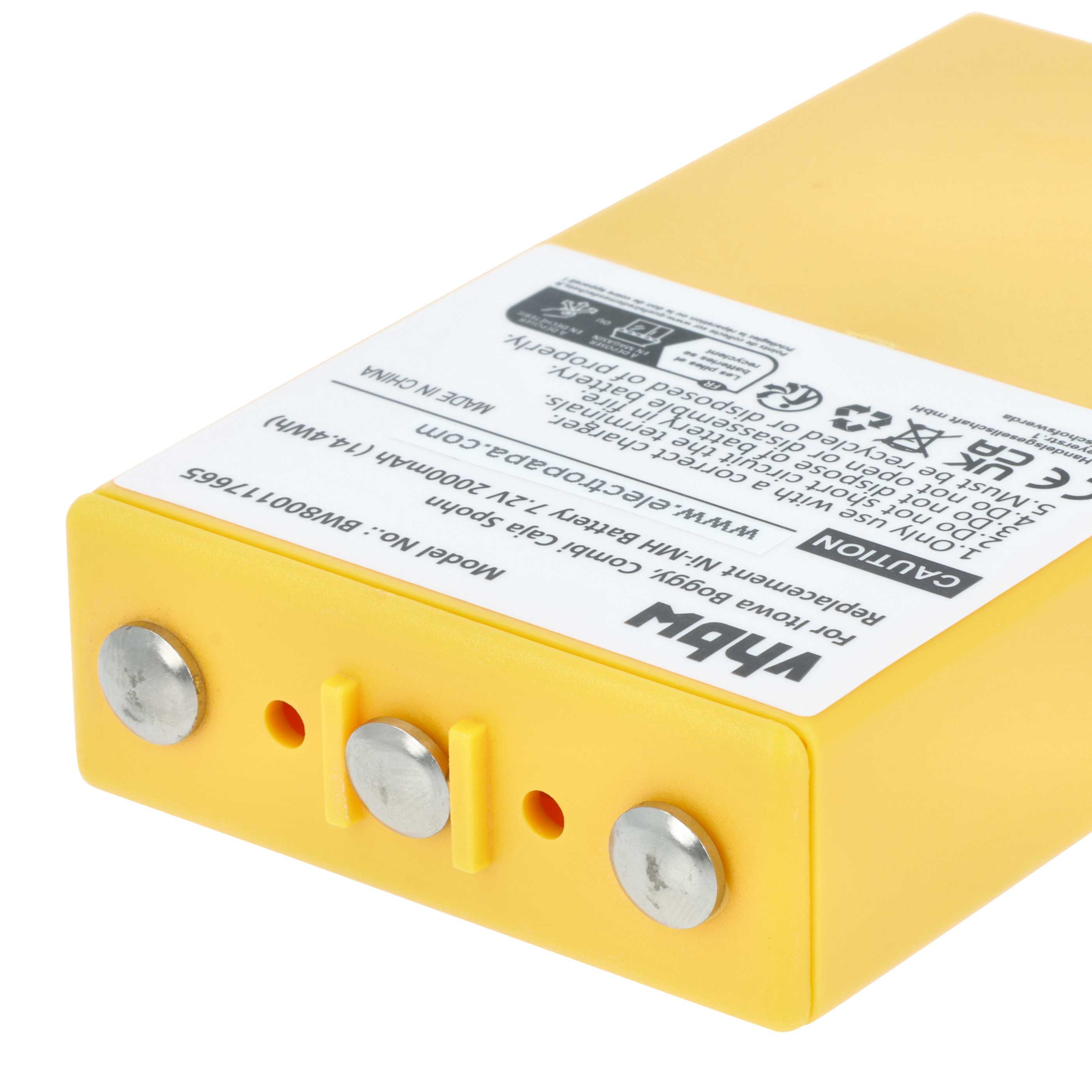 Akku (2 Stück) als Ersatz für Itowa 26.105, BT7216MH, BT7216 Steuerung - 2000mAh 7,2V NiMH
