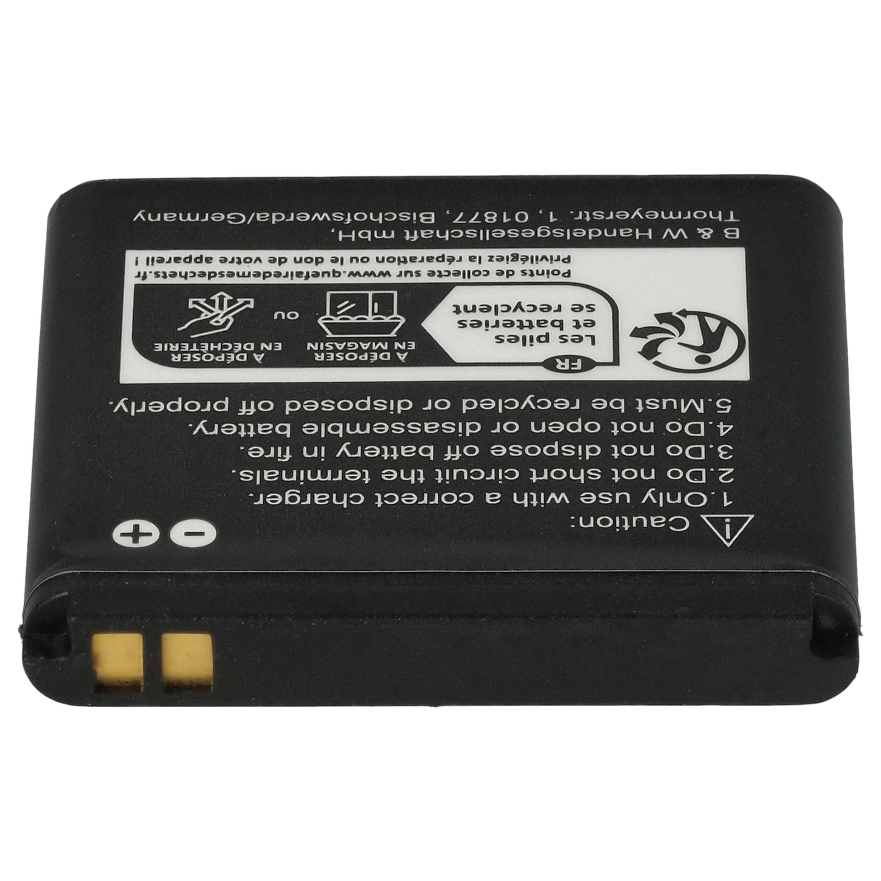 Batteria sostituisce Nokia BP-6x per cellulare - 700mAh 3,7V Li-Ion 
