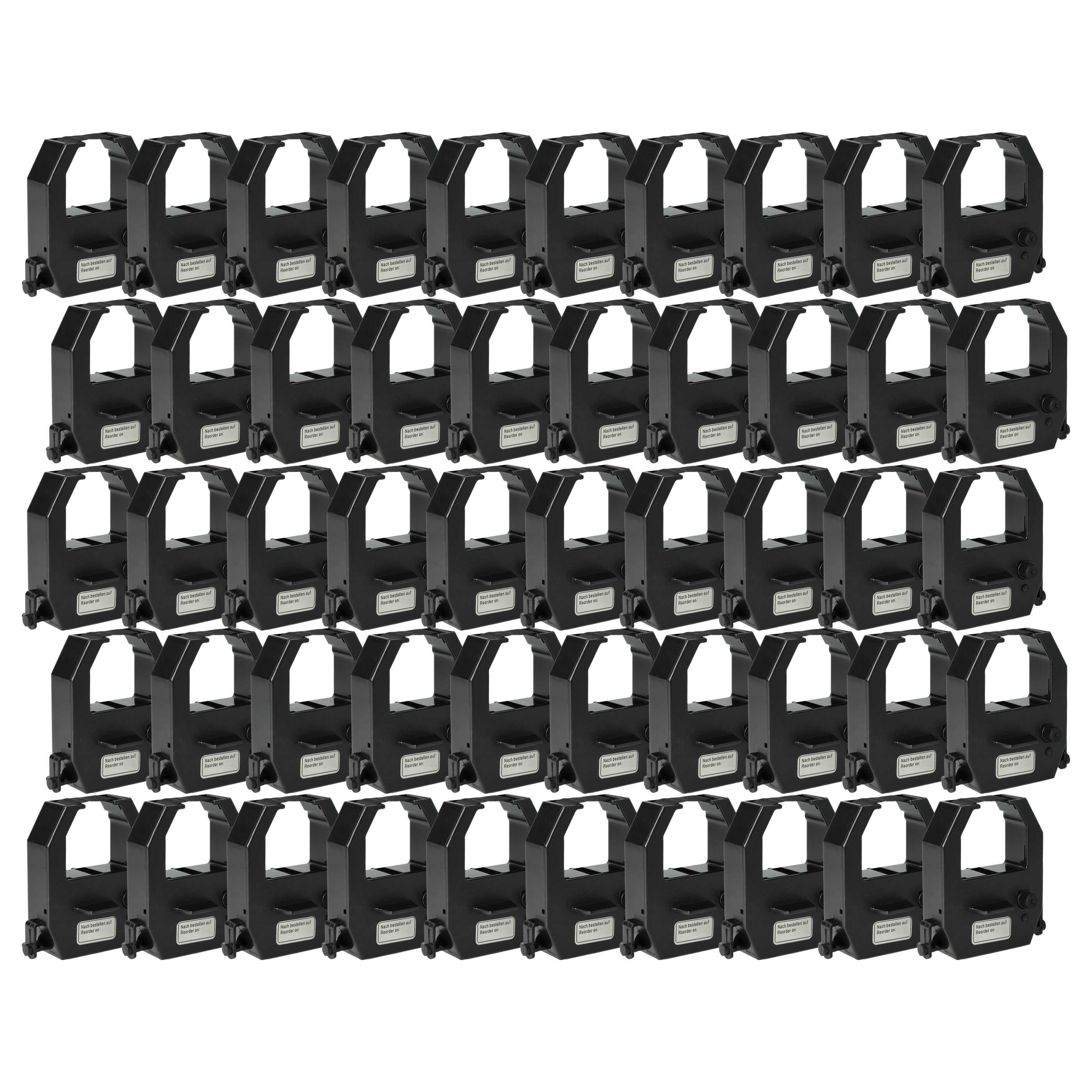 50x Ink Ribbon replaces Amano CE-315150, CE-315152 for Amano Dot Matrix, Receipt Printer etc. - Black
